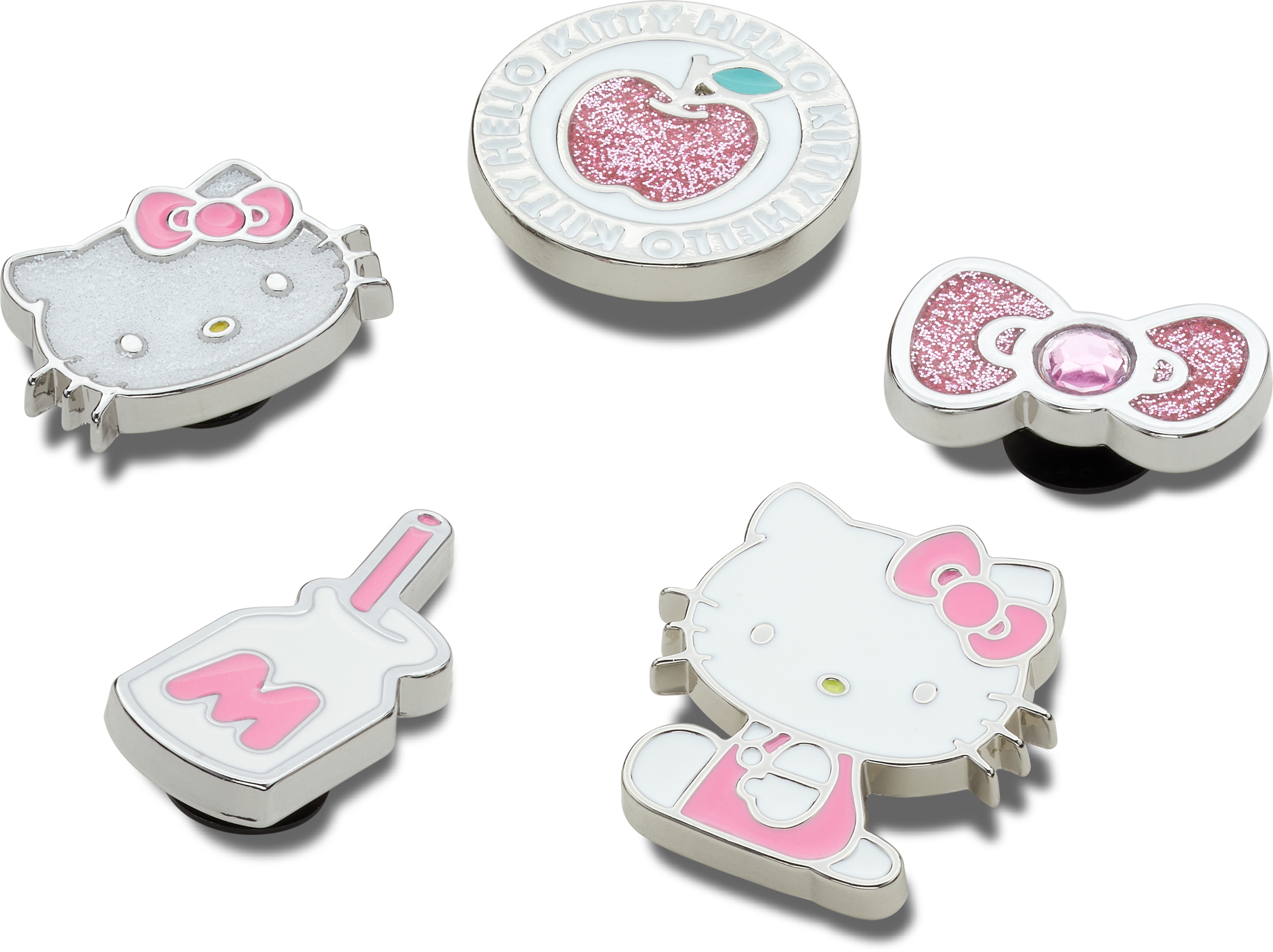 Crocs Schuhanstecker »Jibbitz™ Hello Kitty Friends« Set, Kein Spielzeug. Nicht für Kinder unter 3 Jahren geeignet, 5 Hello Kitty Anstecker, Charm, Anstecker für Crocs Schuhe