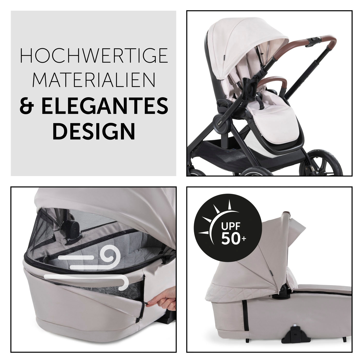 Hauck Kombi-Kinderwagen »Walk N Care Set«, 22 kg, belastbar bis 22 kg