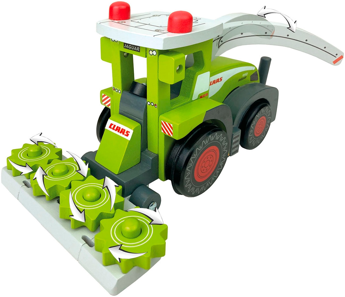 Happy People Spielzeug-Traktor »CLAAS Kids Jaguar 990 Feldhäcksler«, aus Holz