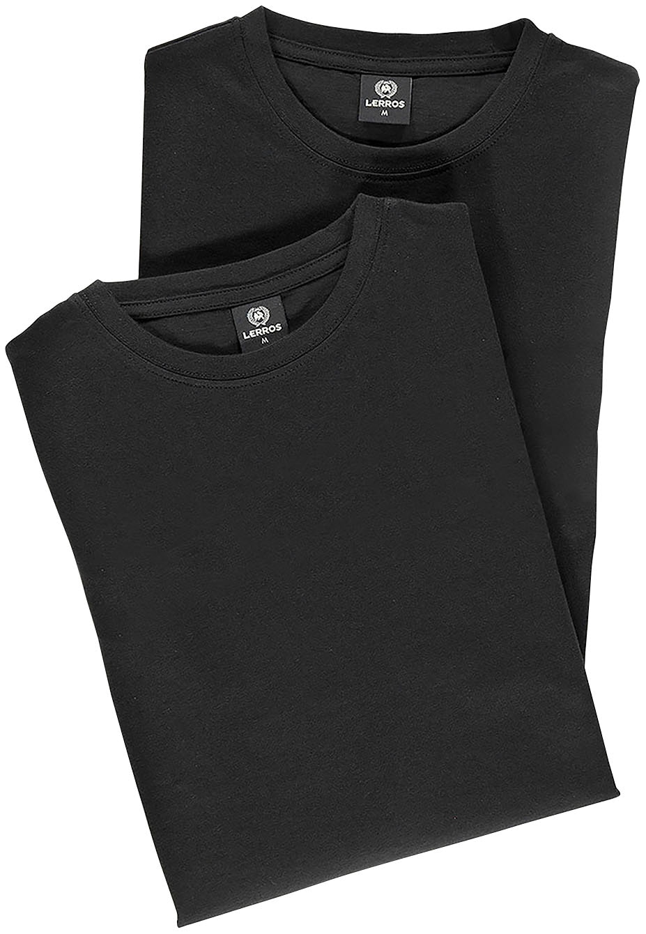 LERROS T-Shirt, (Packung, 2 tlg.), in klassischer Optik