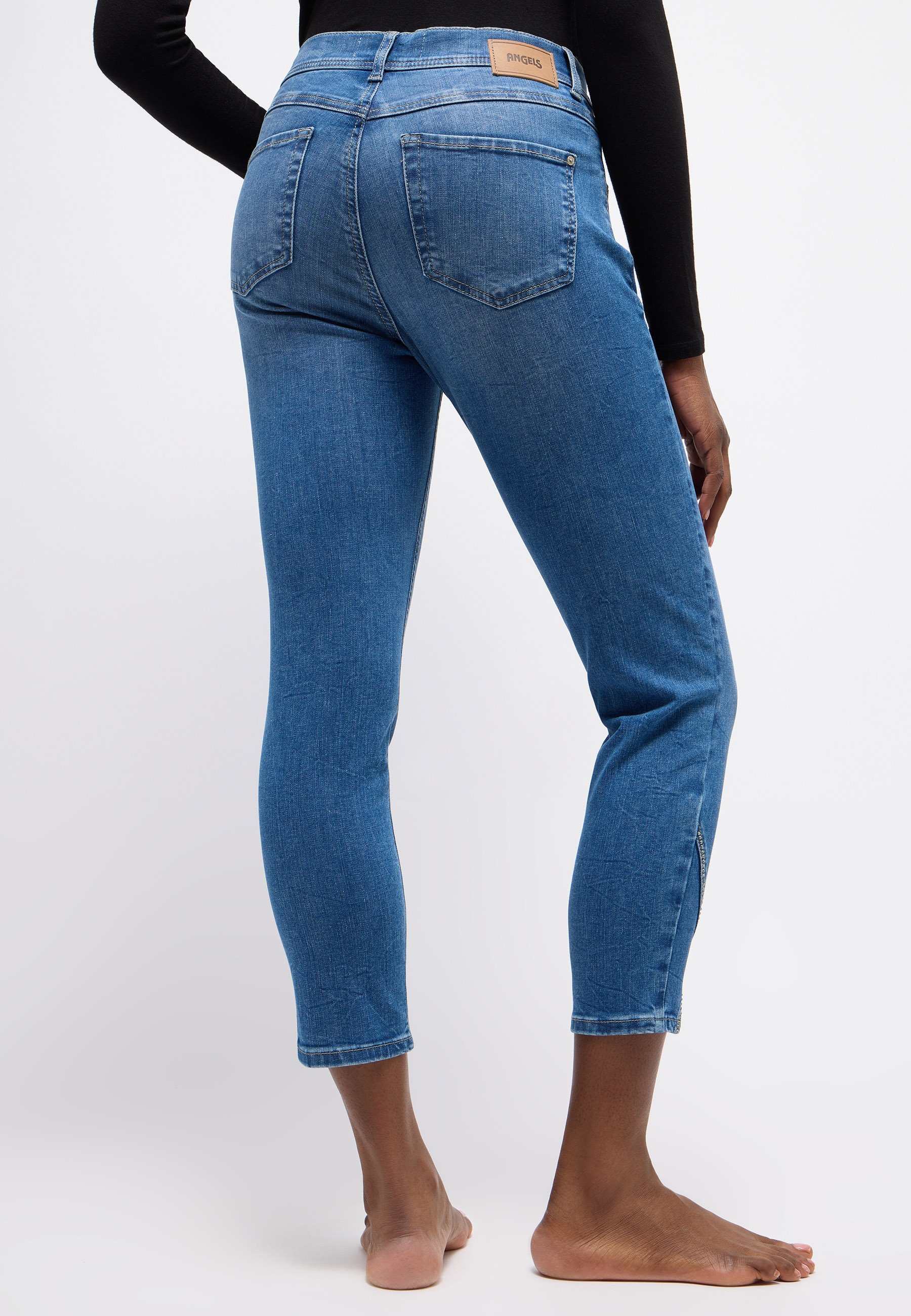 ANGELS 7/8-Jeans »Ornella«, mit Strassteinchen am Beinabschluß