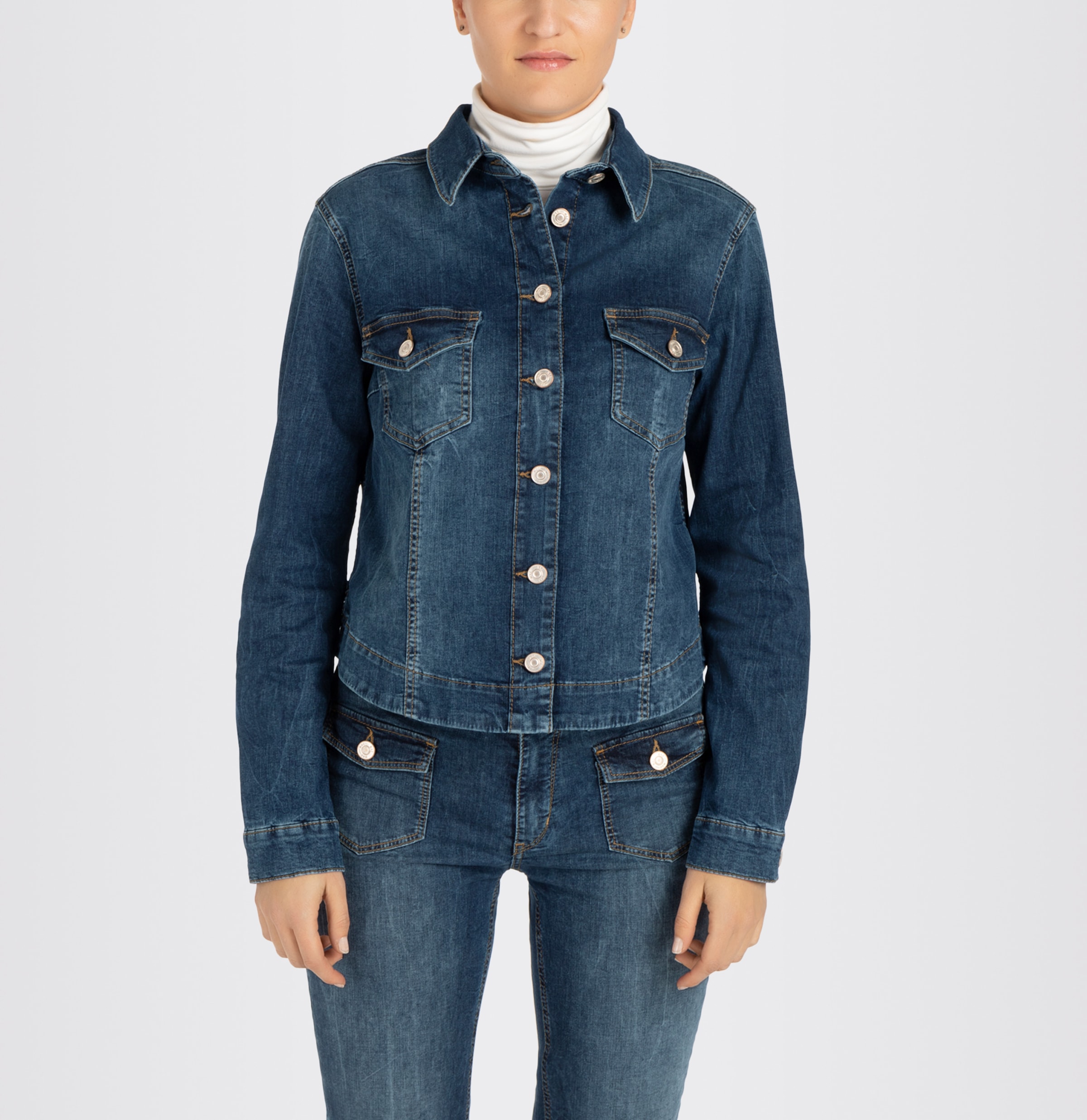 Jeansjacke »RICH JACKET«, aus leichter, sommerlicher Denim-Qualität mit hohem...