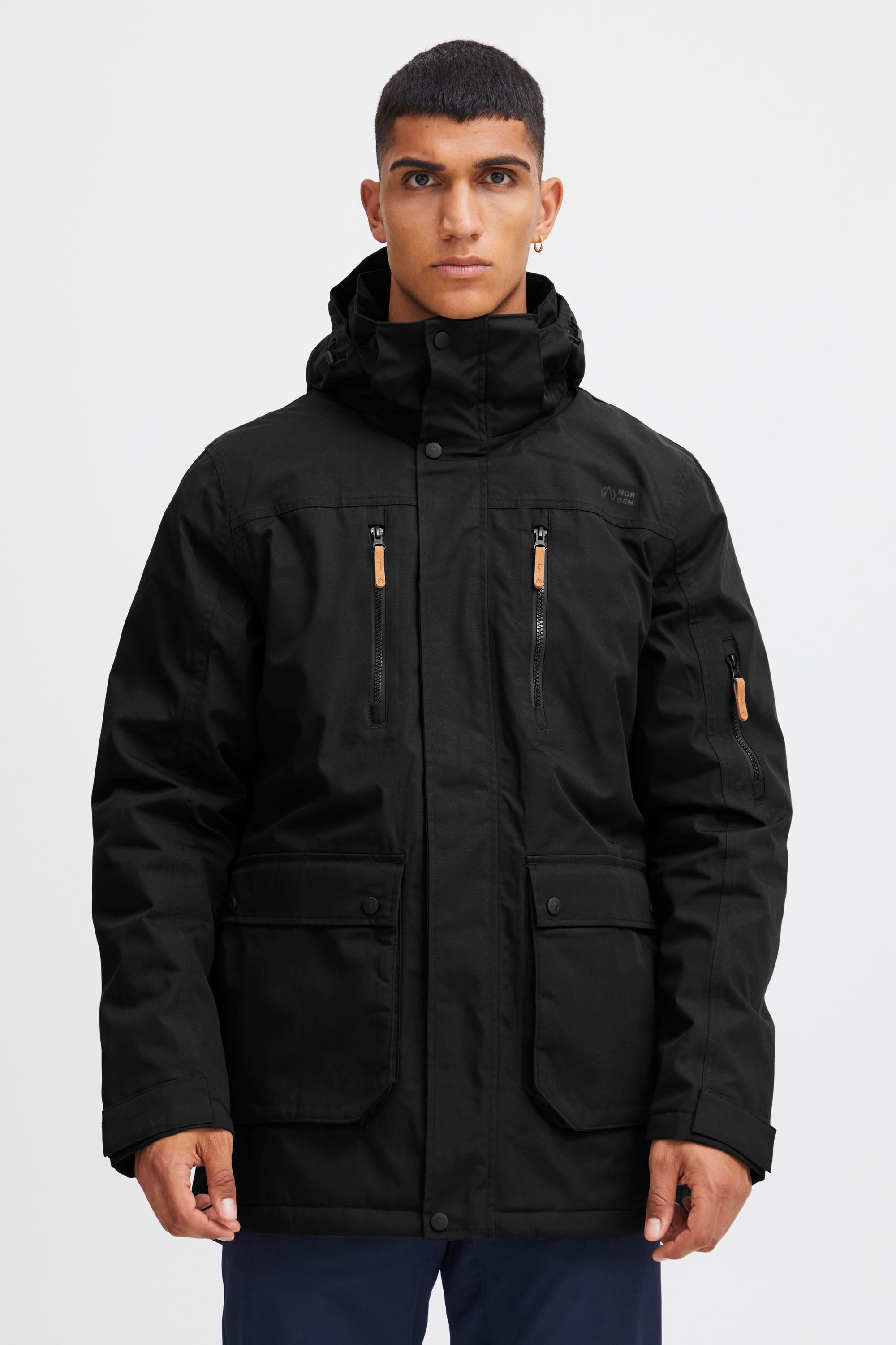 North Bend Outdoorjacke »Outdoorjacke NBWan M W-PRO 10.000 mit wasserdichter Beschichtung«, mit Kapuze