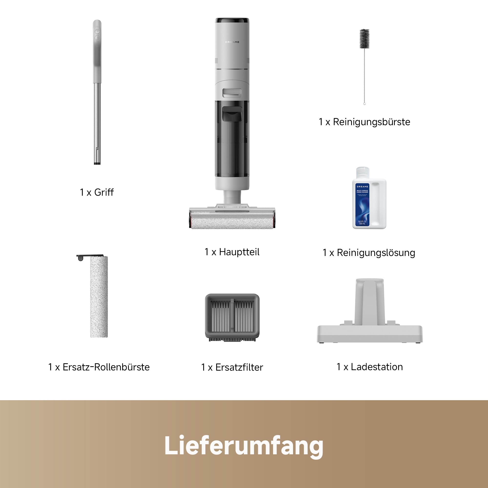 Dreame Nass-Trocken-Sauger »G10 Pro« 300 W, Intelligente Schmutzerkennung, Selbstreinigung