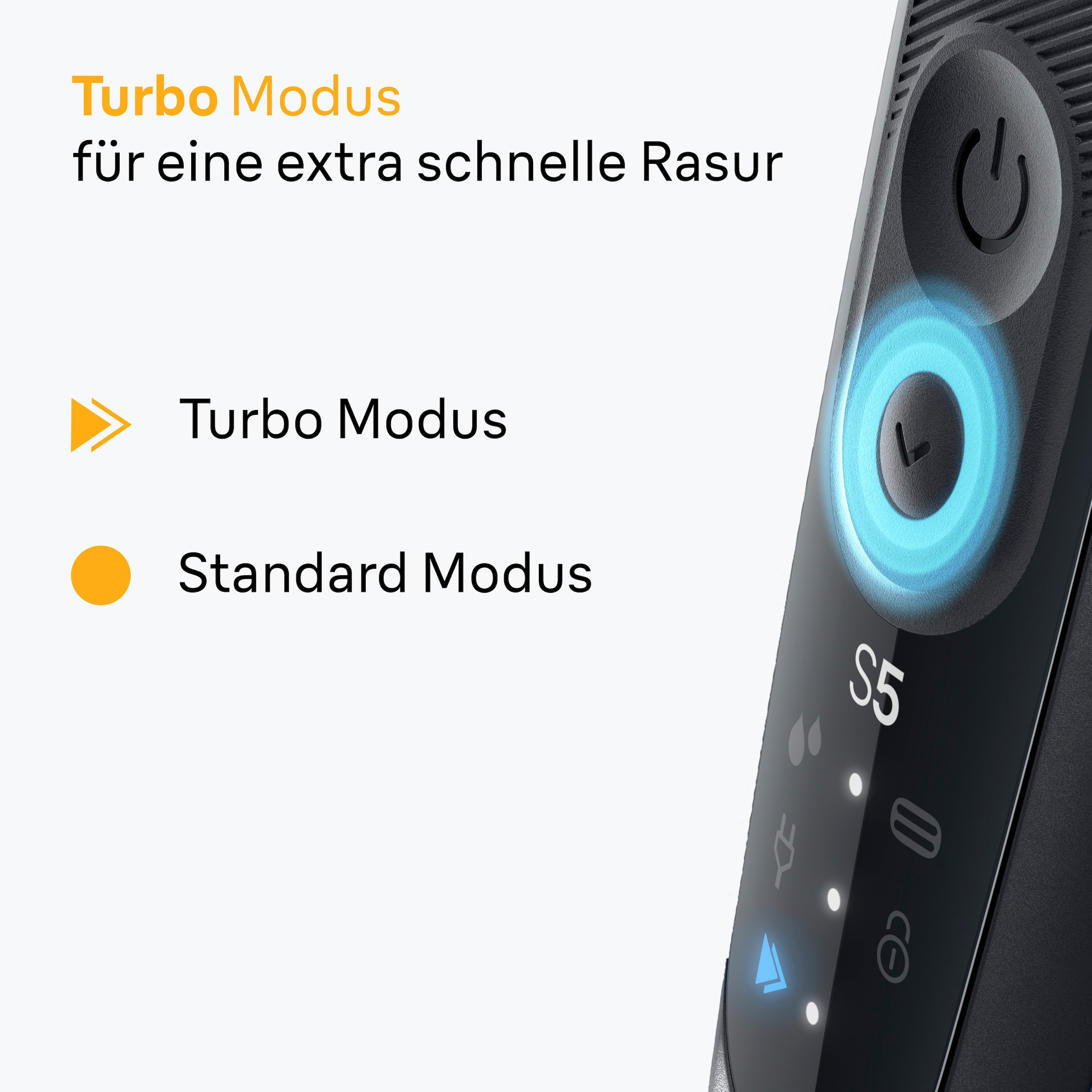 Braun Elektrorasierer »Series 5 52-N1200s«, 1 St. Aufsätze, 100% wasserdicht, Präzisionstrimmer-Aufsatz, Bis zu 50 Min