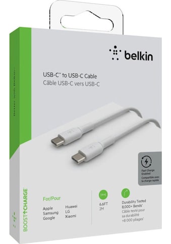 USB-Kabel »USB-C/USB-C Kabel PVC, 2m«, USB-C, USB-C, 200 cm