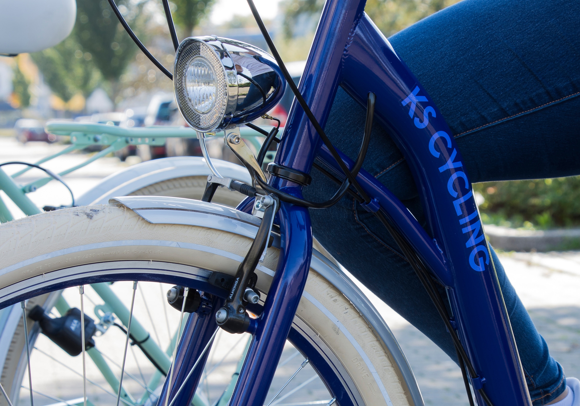 KS Cycling Cityrad »Balloon«, 6 Gang, Shimano, Tourney RD-TZ 50 Schaltwerk, Kettenschaltung, für Damen, Kettenschaltung