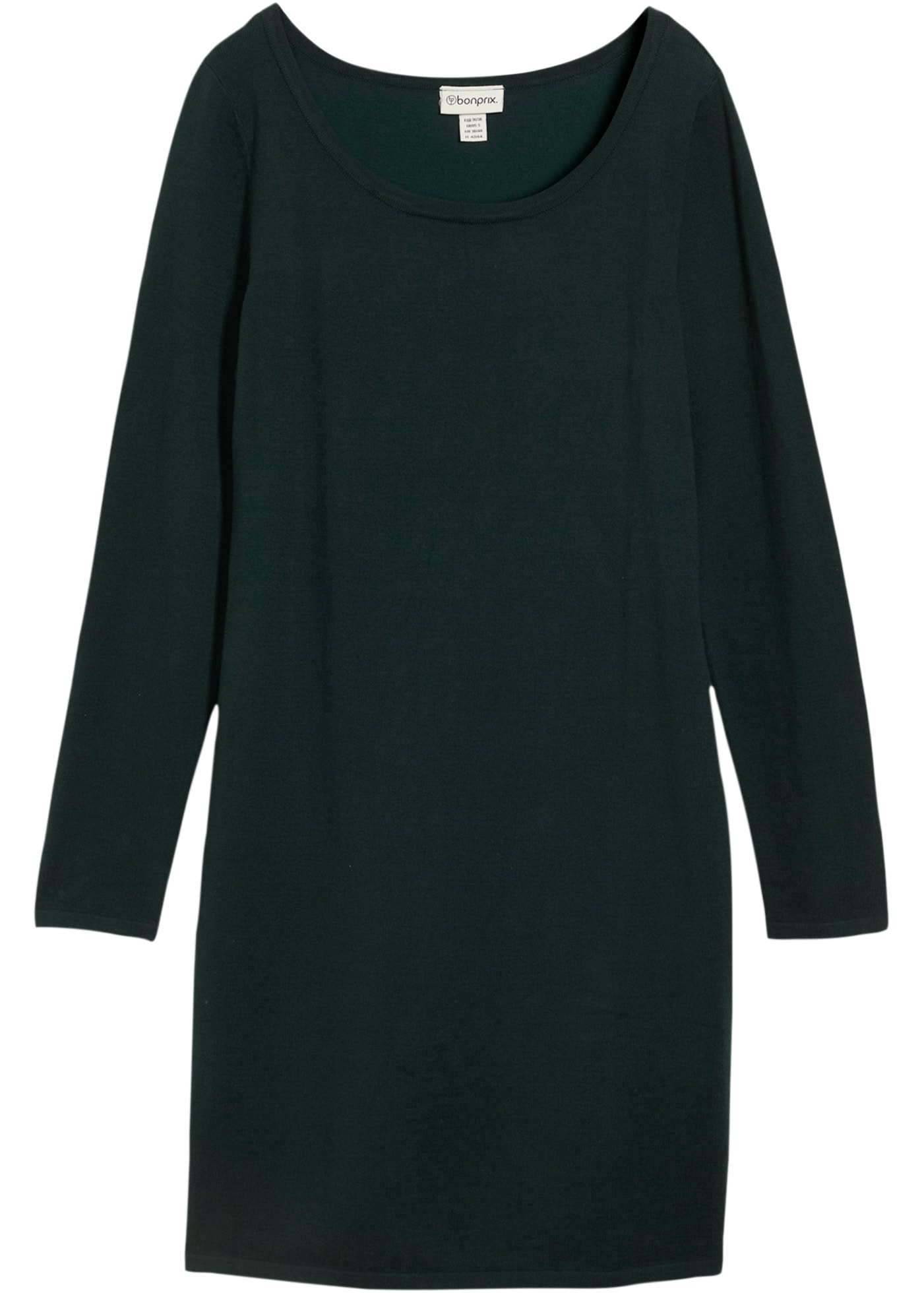 bonprix Strickkleid »Strickkleid« für den Alltag, aus Baumwolle und Polyamid, lockere Passform