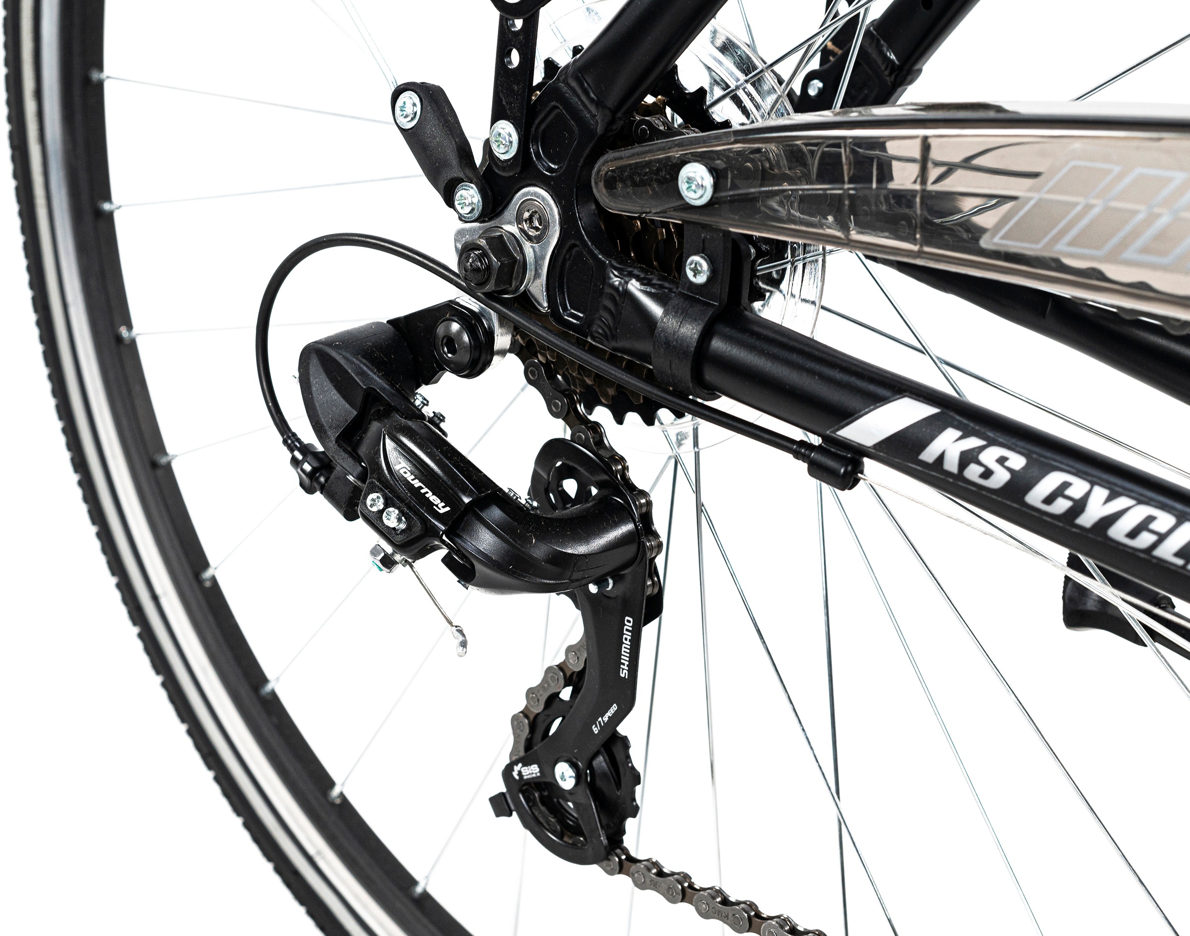 KS Cycling Trekkingrad »Canterburry«, 21 Gang, Shimano, Tourney Schaltwerk, Kettenschaltung, für Herren, Kettenschaltung