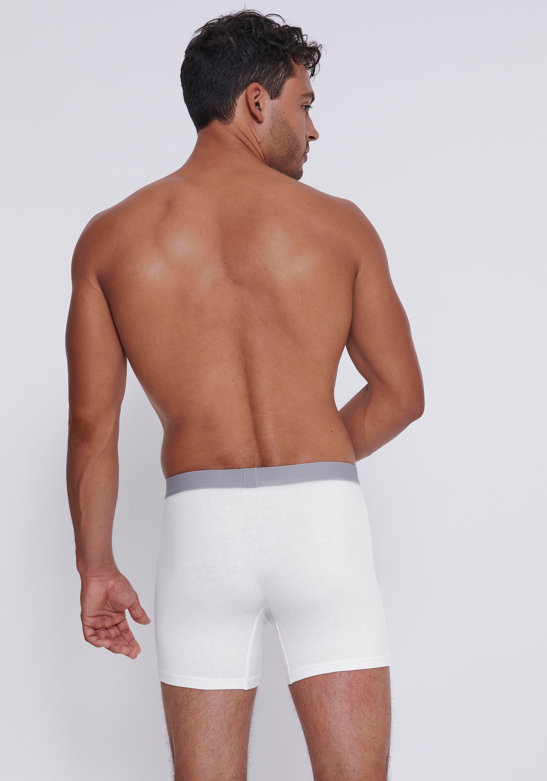 sloggi Boxer »Men GO ABC 2.0« 2er Pack,  längeres Bein, Baumwollmix, weich, elastischer Bund