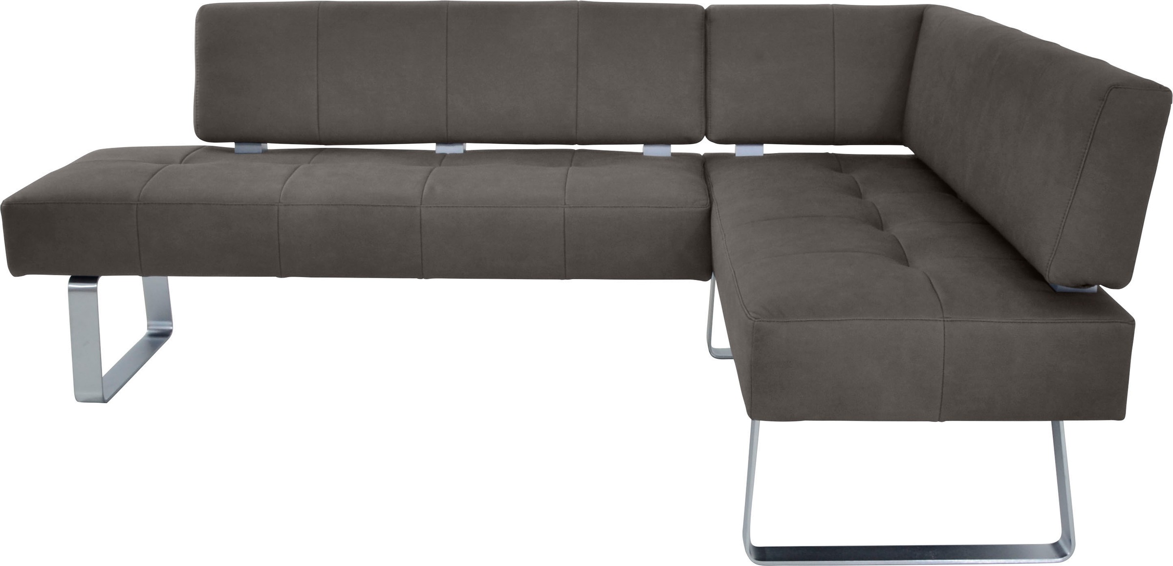 K+W Komfort & Wohnen Eckbankgruppe »Spider II«, (Set, 4 tlg.), langer Schenkel 195cm, 2 Freischwinger, Auszugstisch in Breite 120 cm