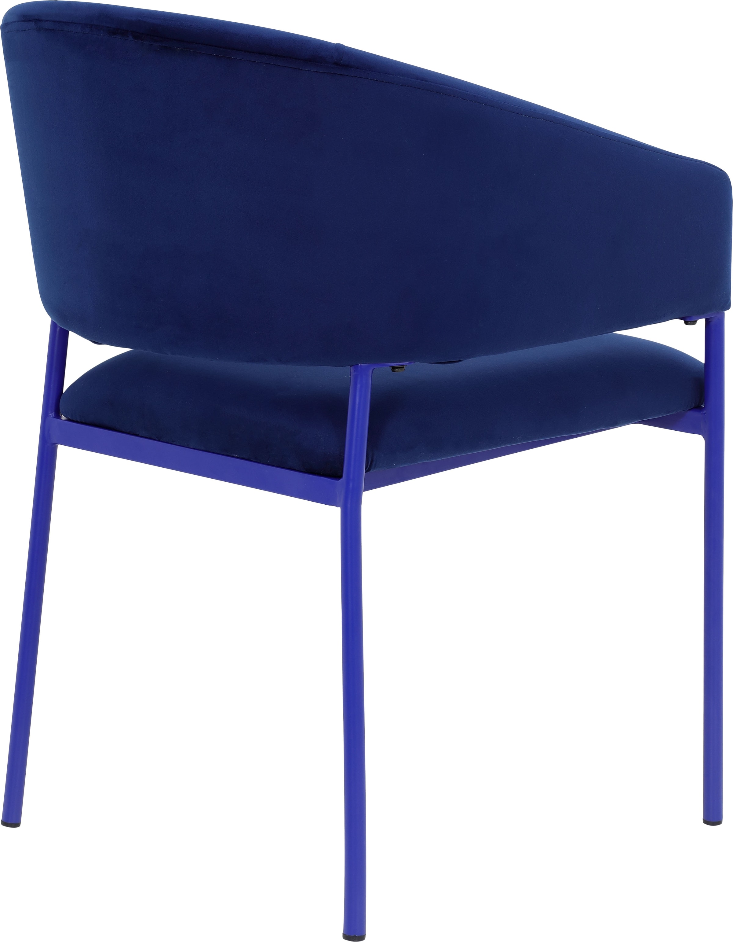 TOM TAILOR HOME Armlehnstuhl »EMBRACE ARMCHAIR«, (Set), 2 St., Samt, Esszimmerstuhl, mit Armlehnen, 4-Fußgestell, Rückenausschnitt