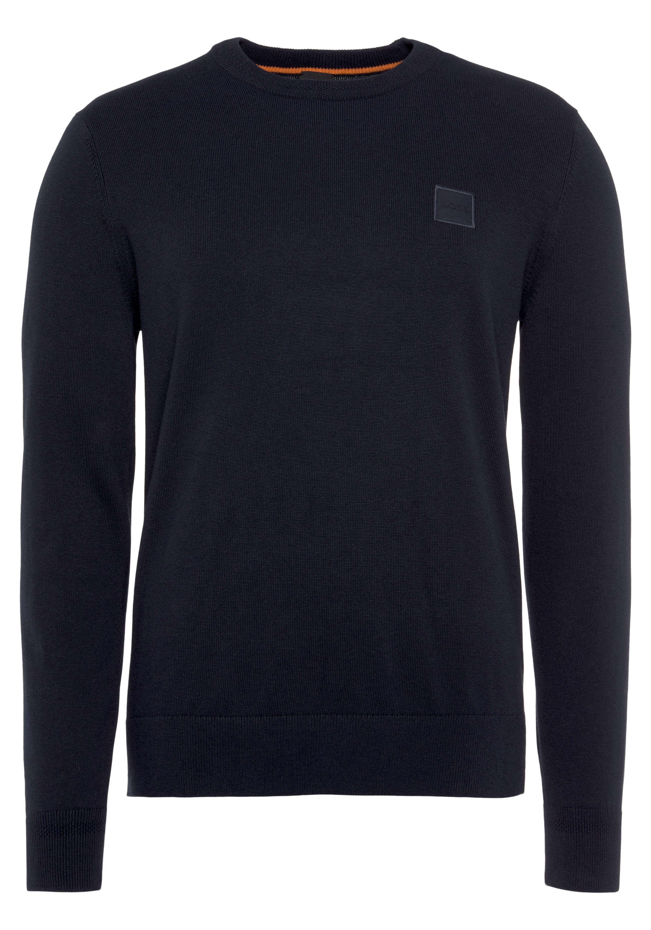 BOSS ORANGE Strickpullover »Kanovano«, mit Rundhalsausschnitt