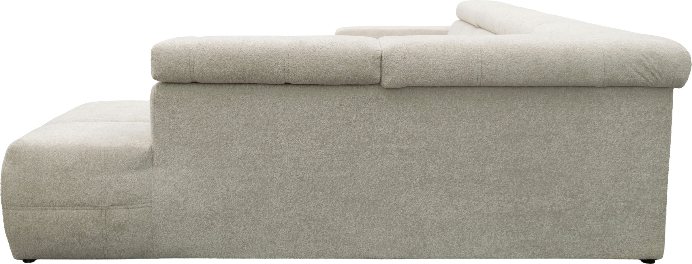 OTTO home Wohnlandschaft »Ballerup 359 x 228 cm, auch mit verstellbarer Sitztiefe« Kopfteile verstellbar, Pet Friendly Bezug, U-Form