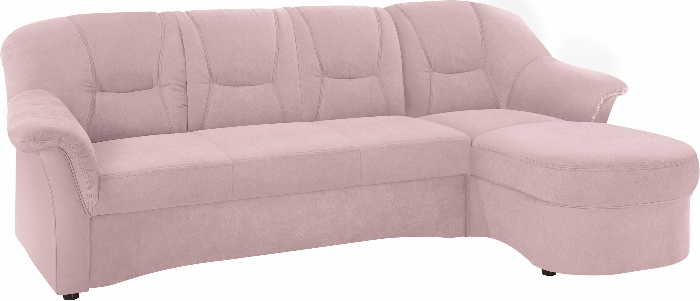 DOMO collection Ecksofa »Sarafina L-Form«, wahlweise mit Bettfunktion, optional mit Federkern