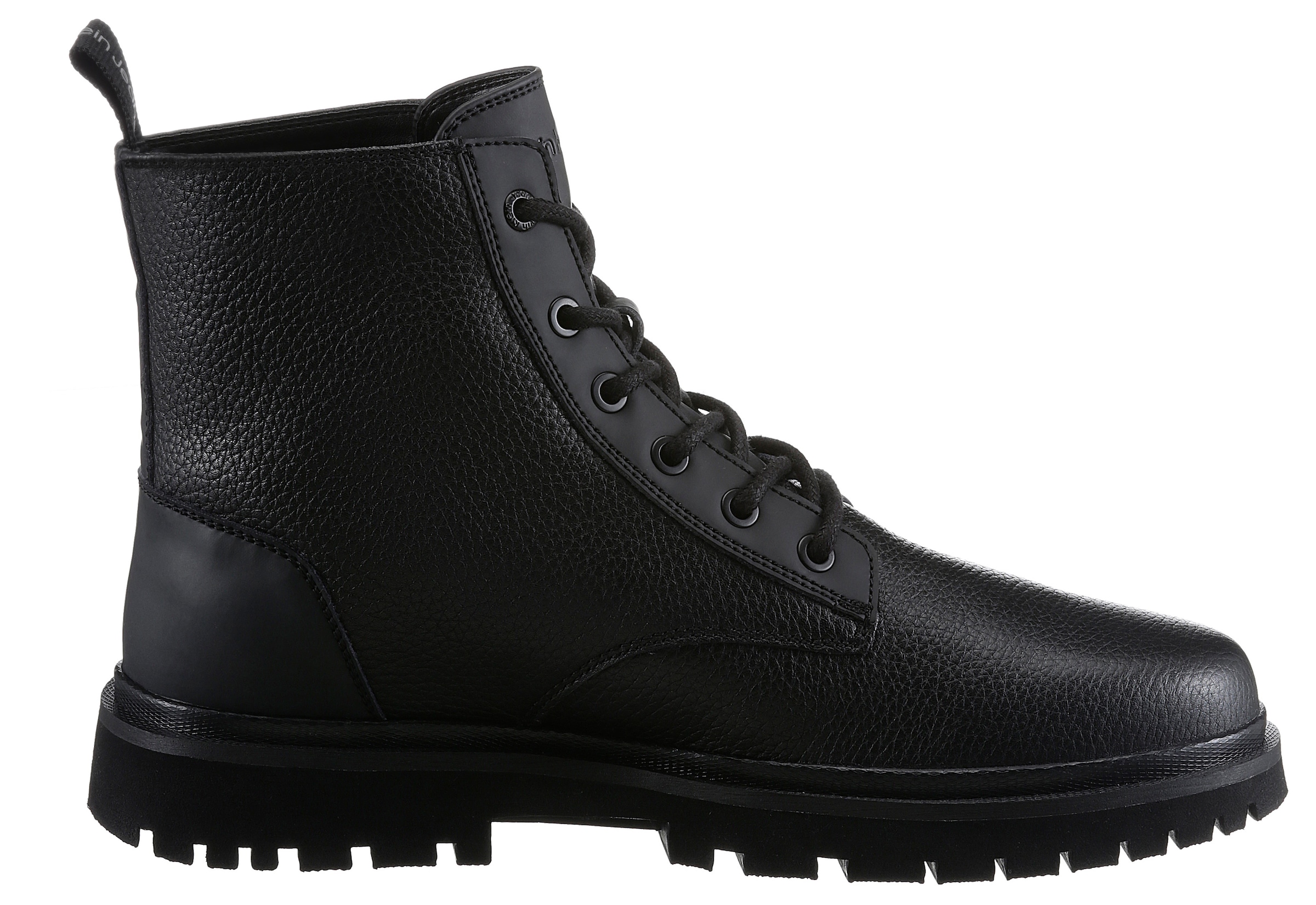 Calvin Klein Jeans Schnürstiefelette »EVA MID LACEUP BOOT LTH«, mit Profilsohle