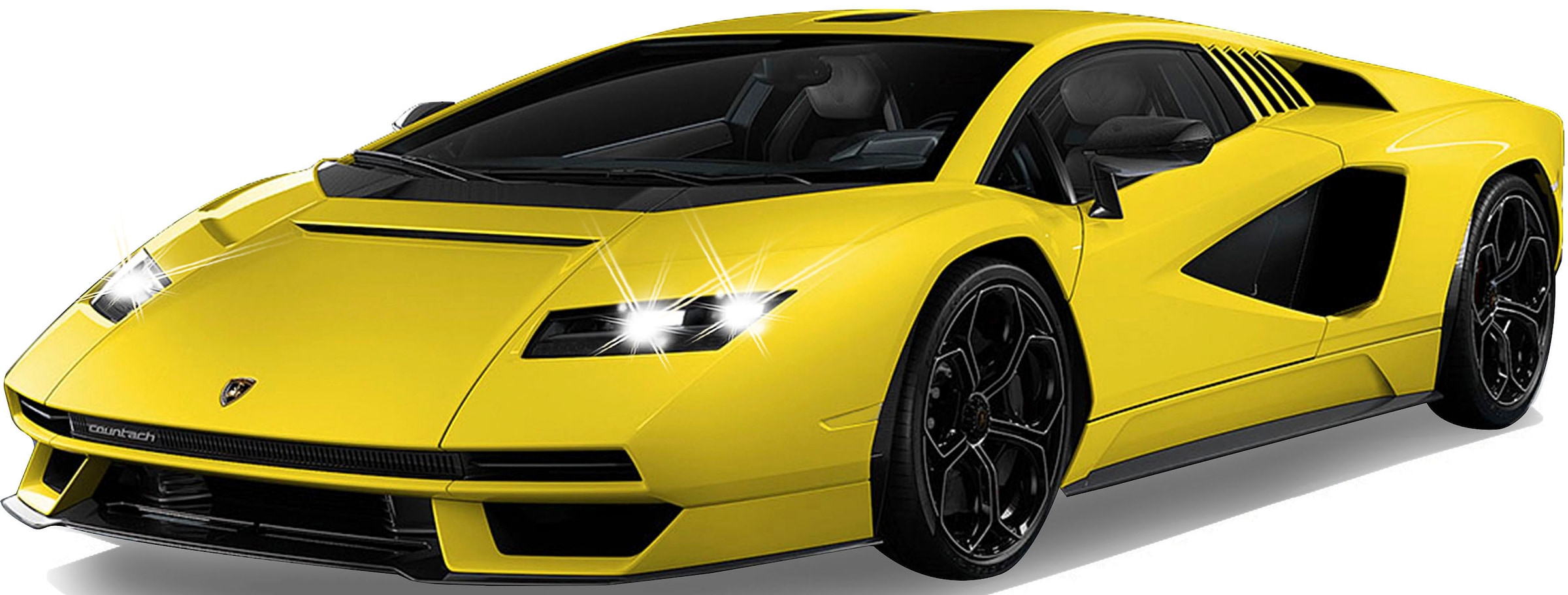 Jamara RC-Auto »Deluxe Cars, Lamborghini Countach LPI 800-4 1:16, gelb - 2,4 GHz«, mit LED-Lichtern