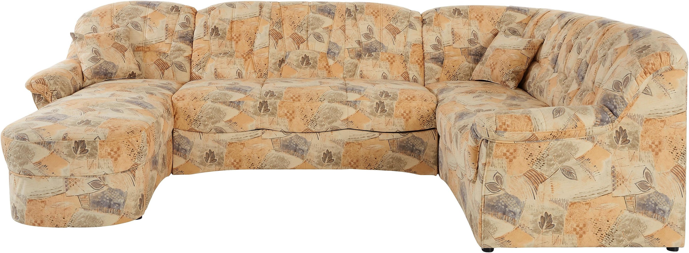 DOMO collection Wohnlandschaft »Bahia mit viel Platz, zeitloses Design, U-Form«, wahlweise mit Bettfunktion