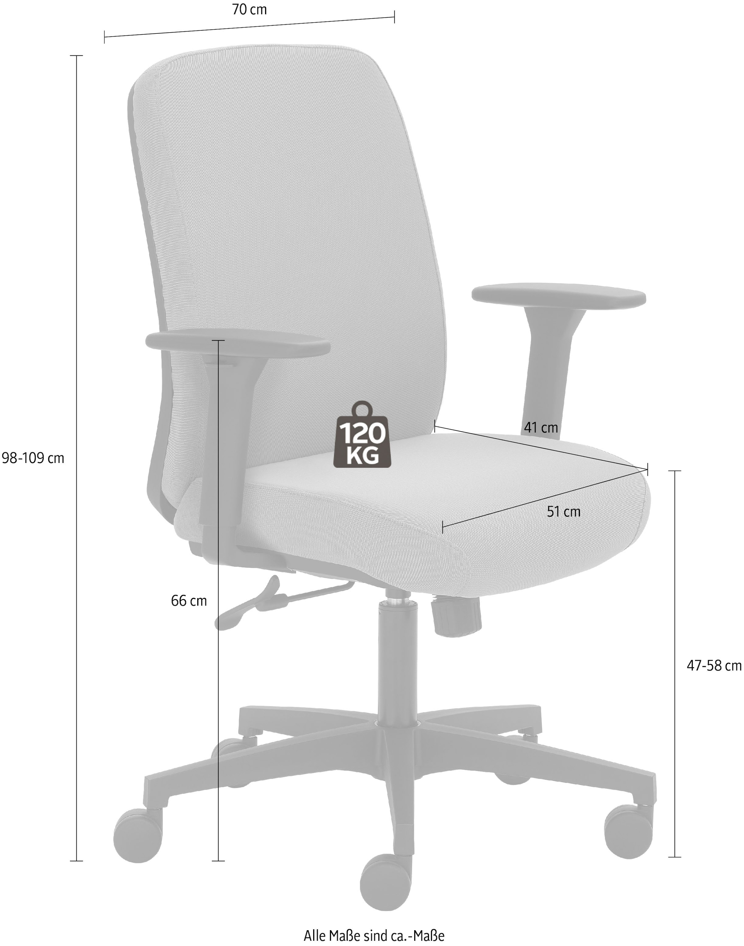 Mayer Sitzmöbel Struktur 1 Polyester) kaufen »myTRITON«, (recyceltes Bürostuhl bequem St