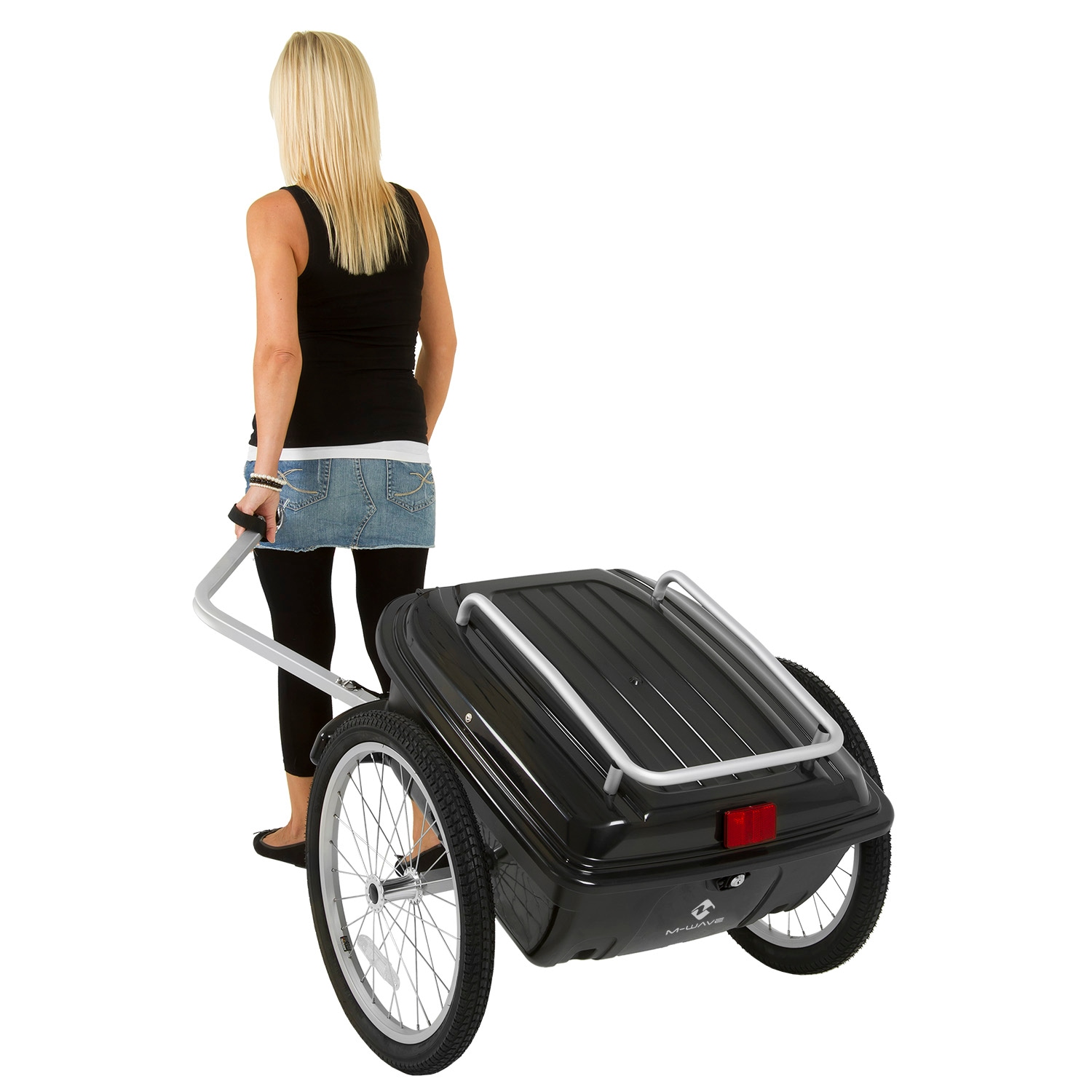 M-Wave Fahrradlastenanhänger »M-WAVE Stalwart Carry Box Gepäckanhänger«