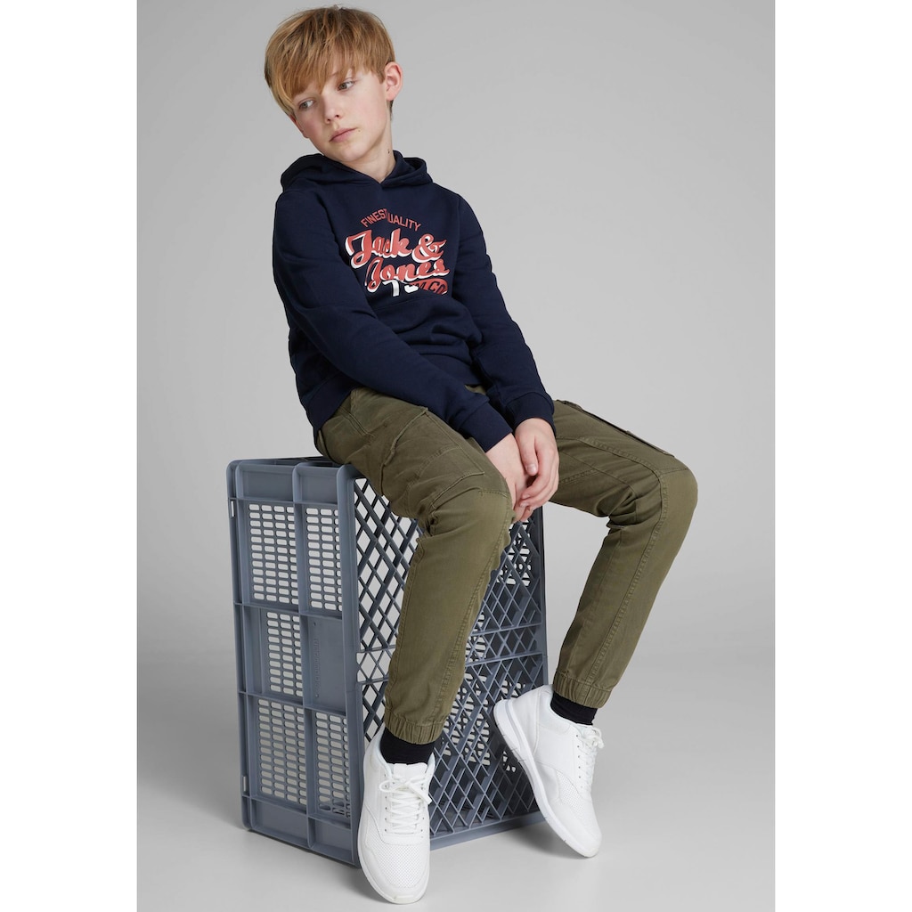 Jack & Jones Junior Cargohose »JPSTPAUL JJFLAKE AKM 542 OLIVE NOOS JNR«