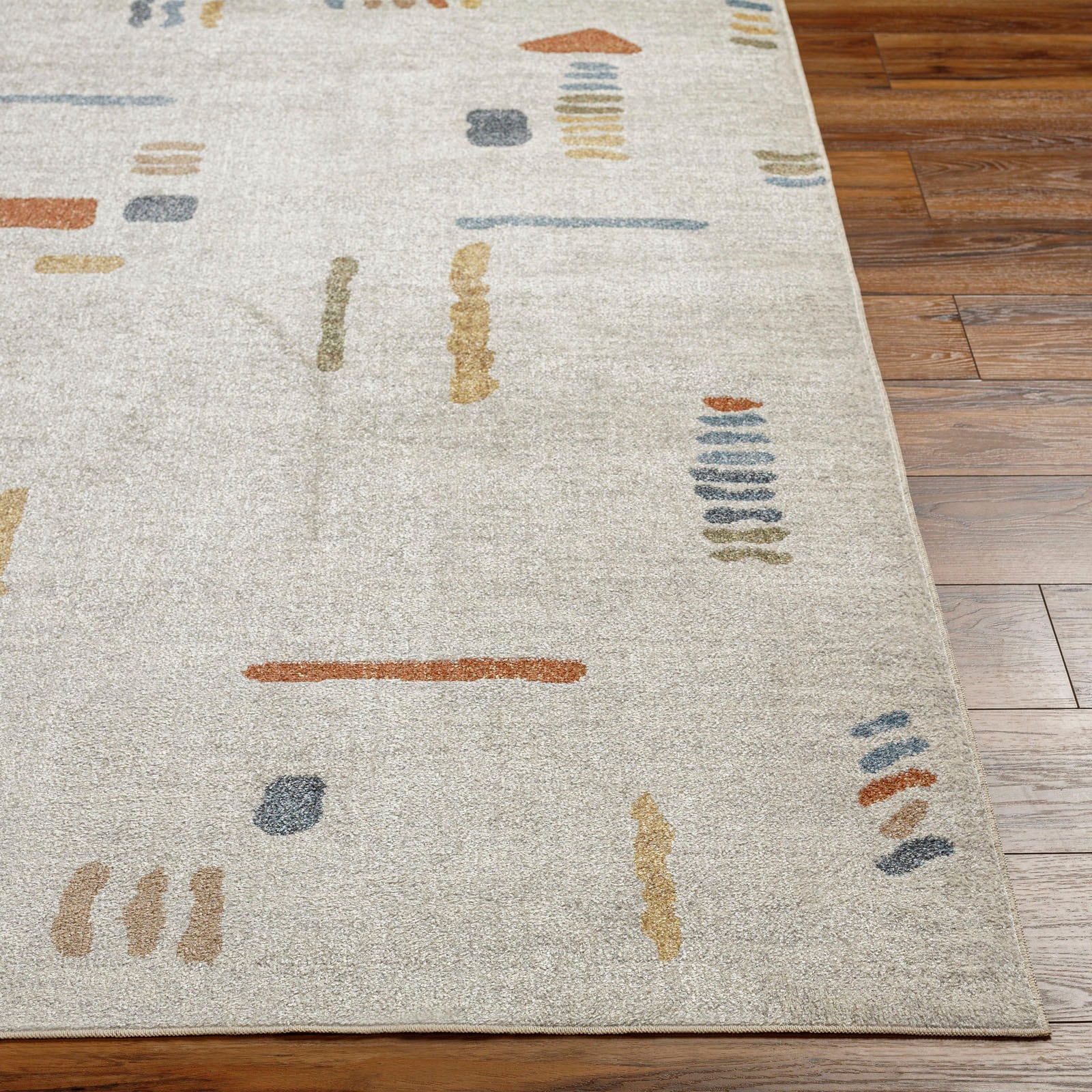 Livabliss Teppich »KITTILA«, rechteckig, 5 mm Höhe, Maschinenwaschbar, Boho Kurzflor Wohnzimmerteppich, Schlafzimmer