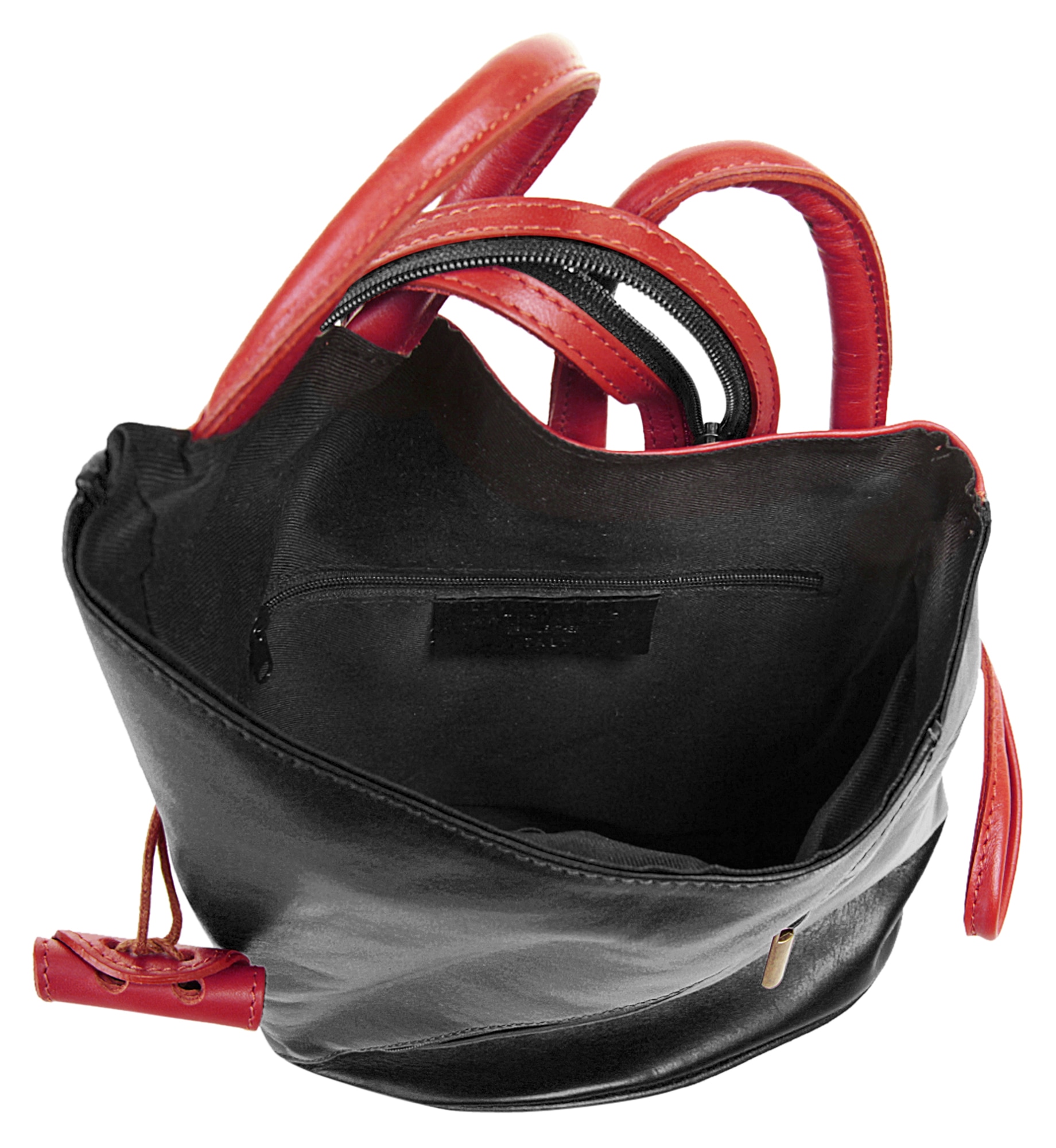 Samantha Look Cityrucksack, echt Leder, Made in Italy