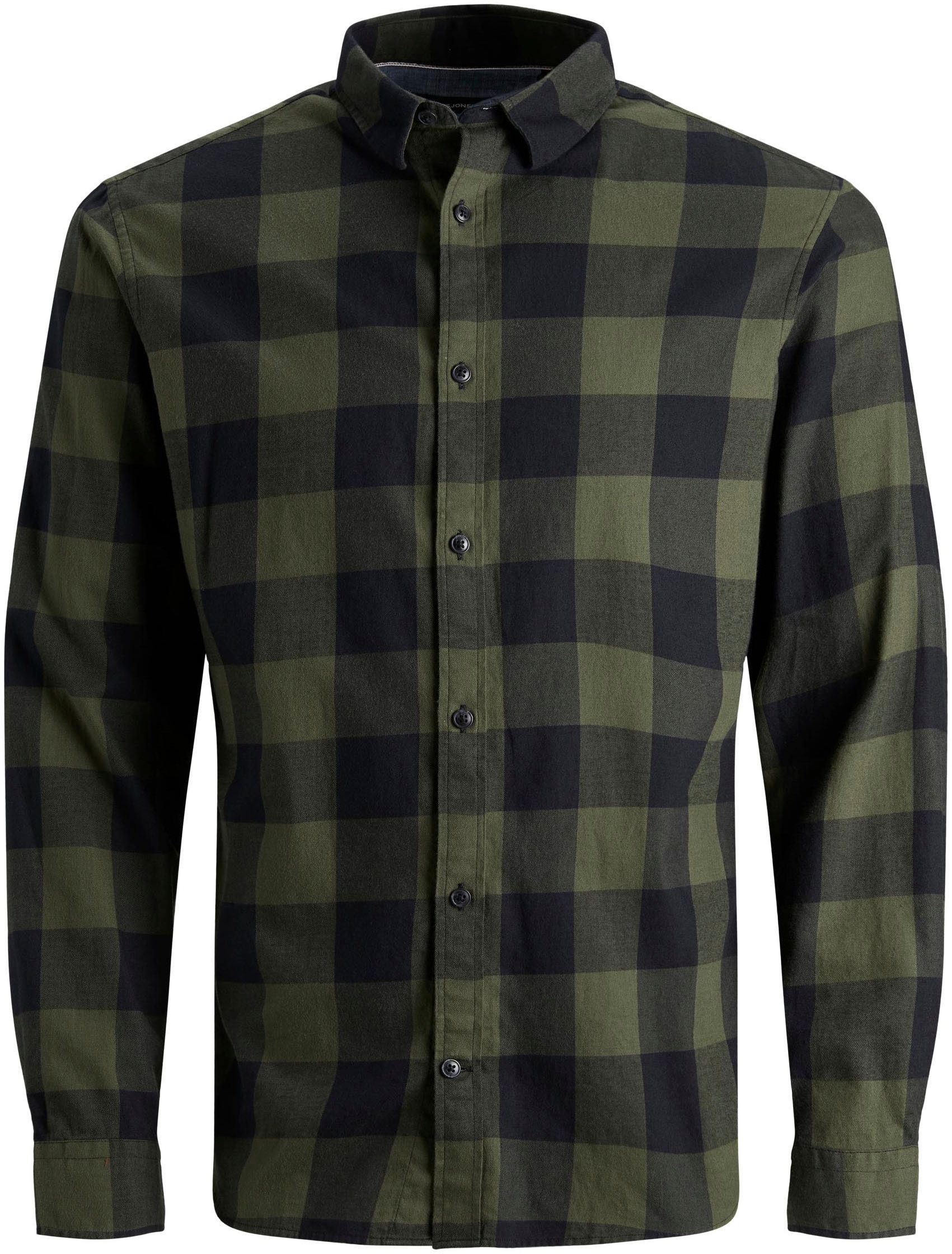 Jack & Jones Karohemd »JJ JJEGINGHAM TWILL SHIRT L/«