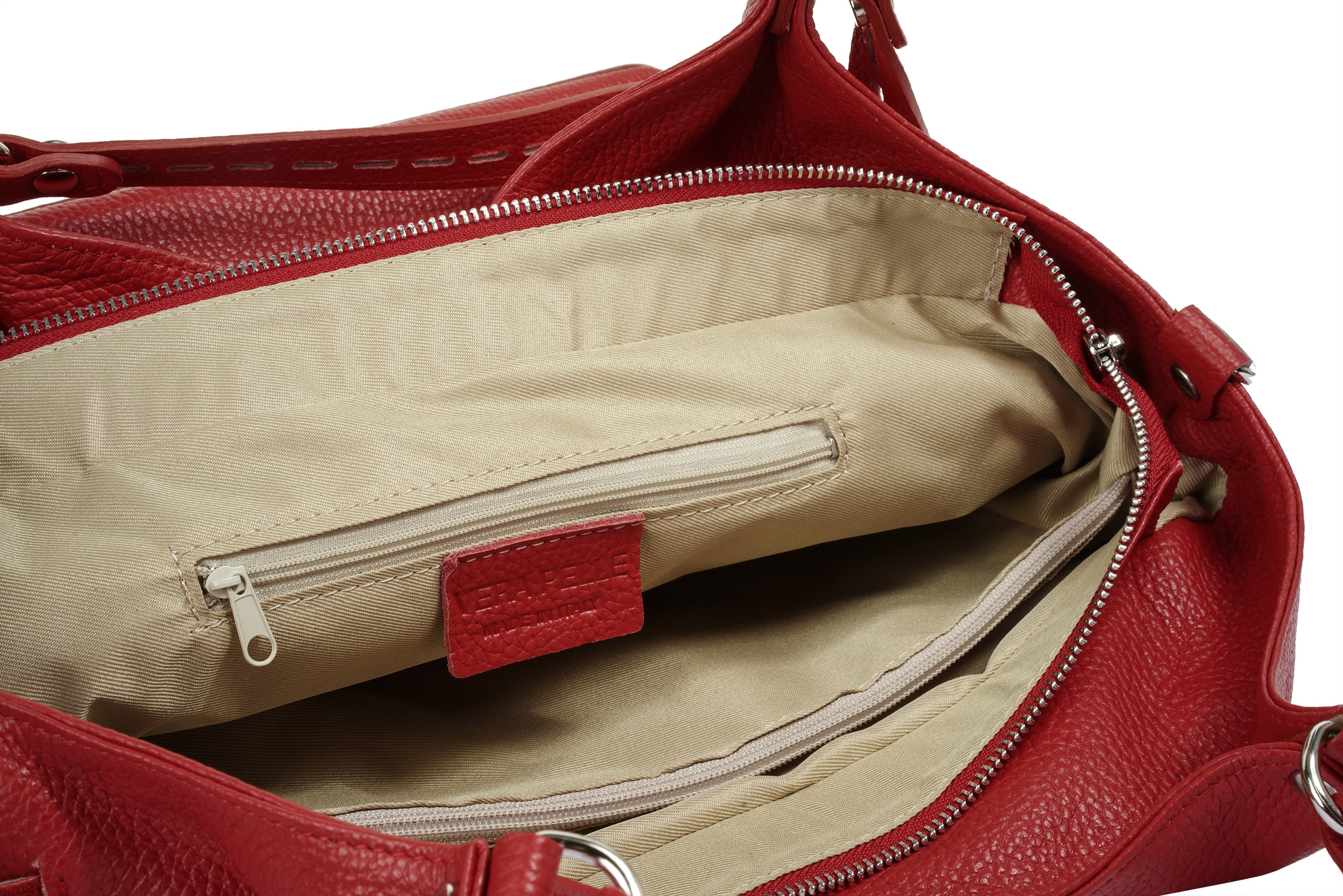Samantha Look Shopper echt Leder, Made in Italy
