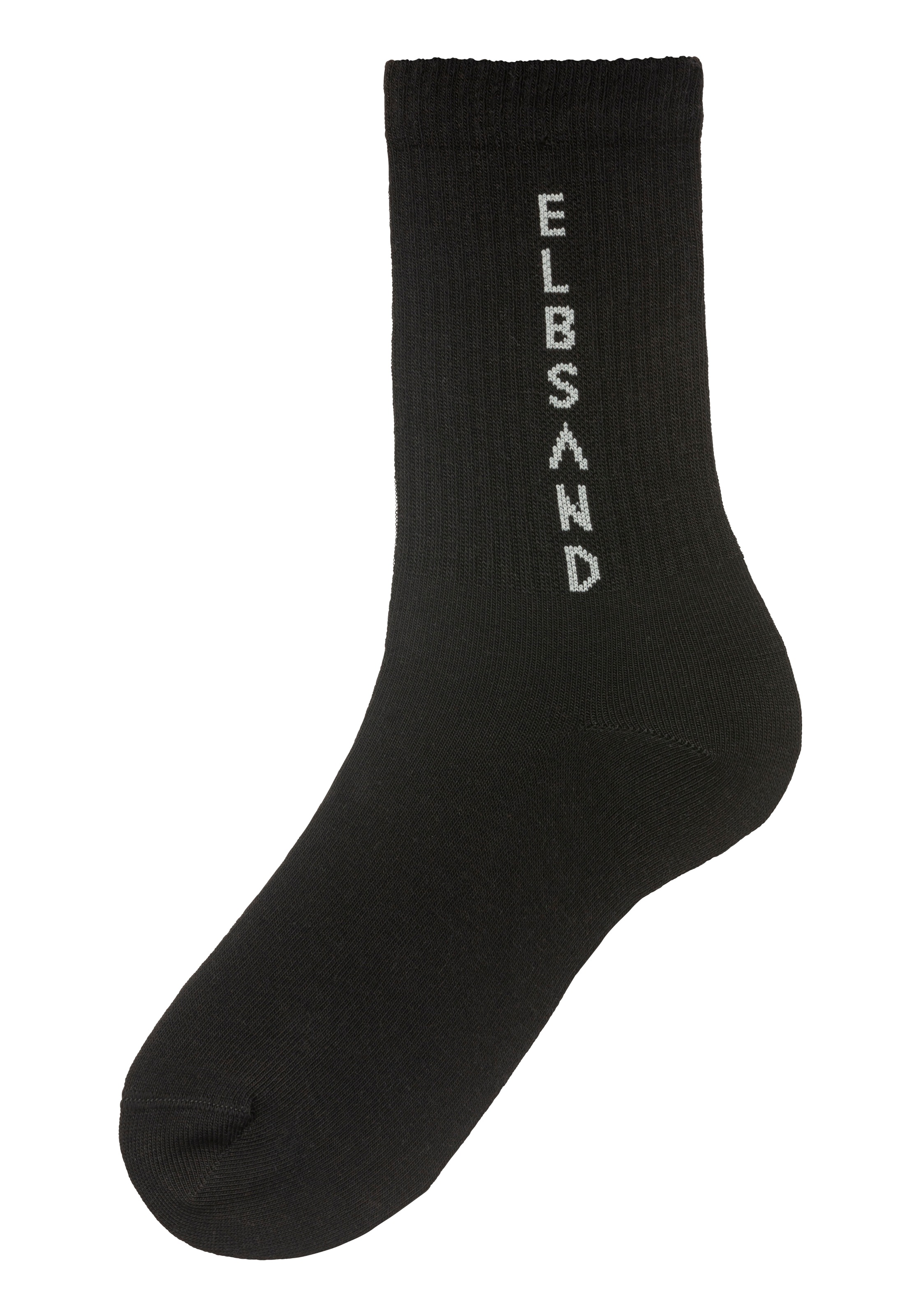 2024 neueste Produkte Elbsand Socken, (3 eingestricktem Schriftzug kaufen UNIVERSAL mit Paar), 