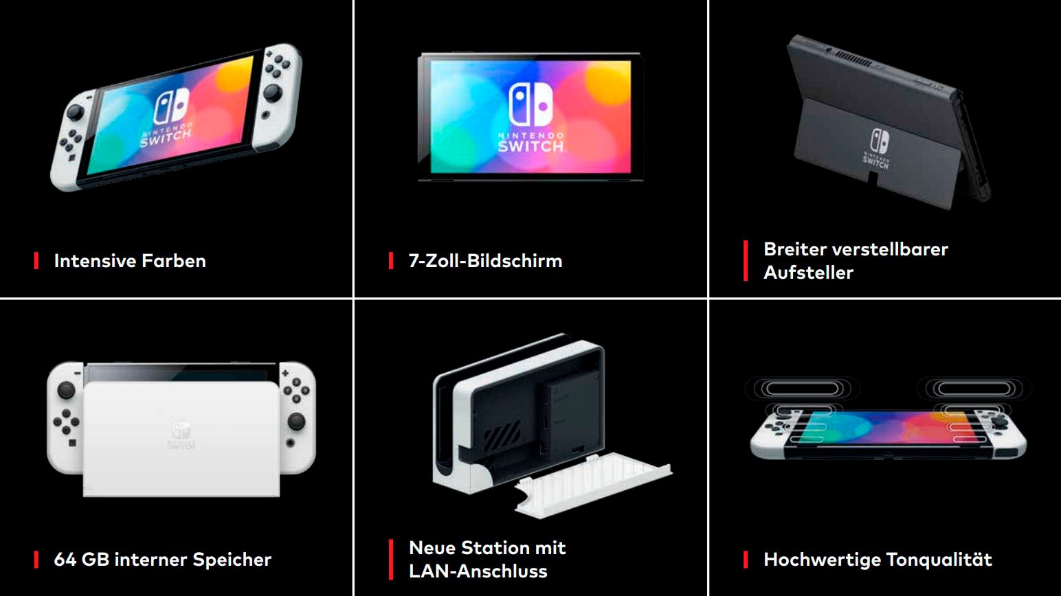 Nintendo Switch Spielekonsole, OLED-Modell