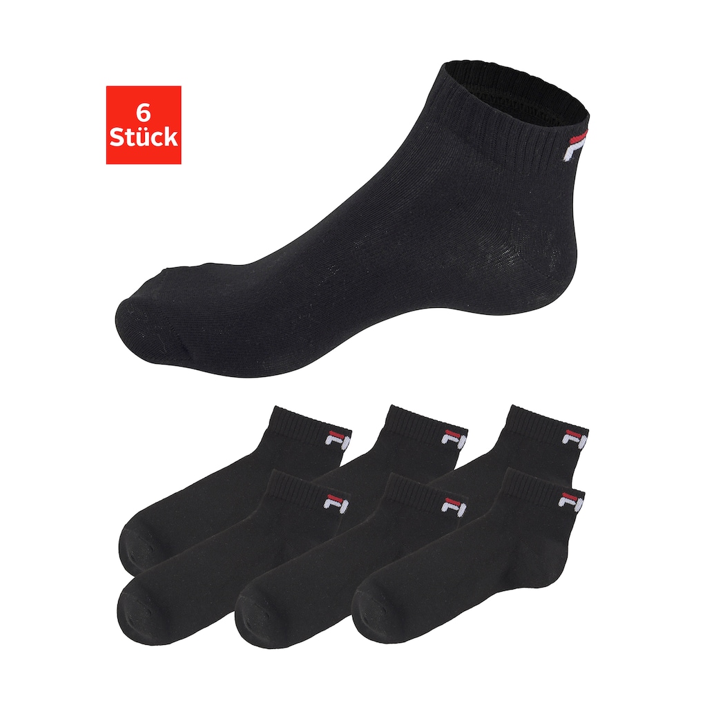 Fila Kurzsocken, (6 Paar)