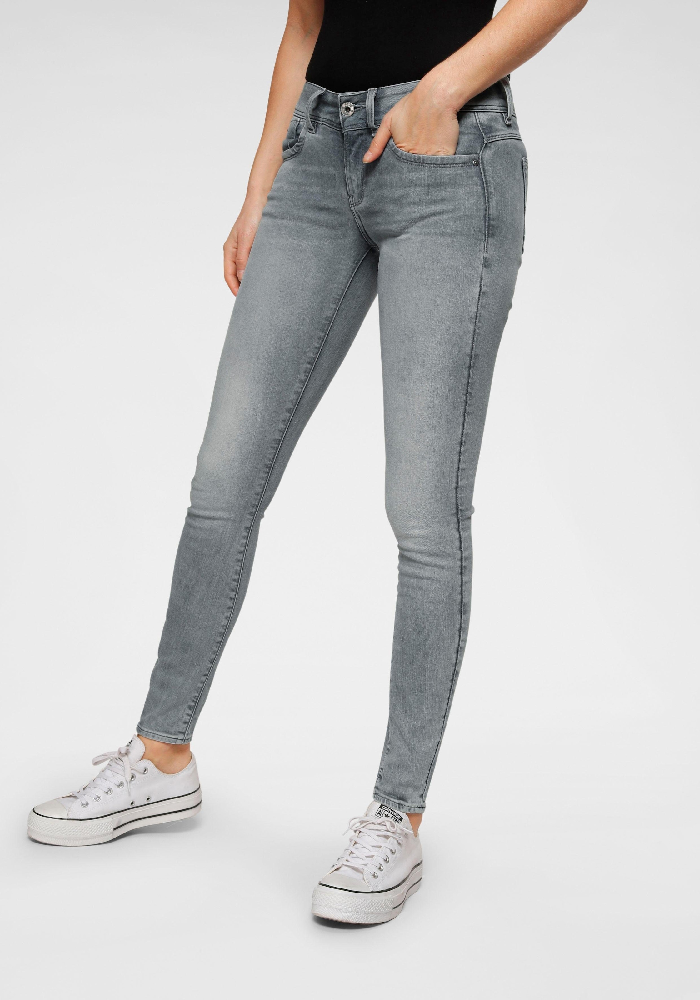 G-Star RAW Skinny-fit-Jeans »Mid Waist Skinny«, mit Elasthan-Anteil