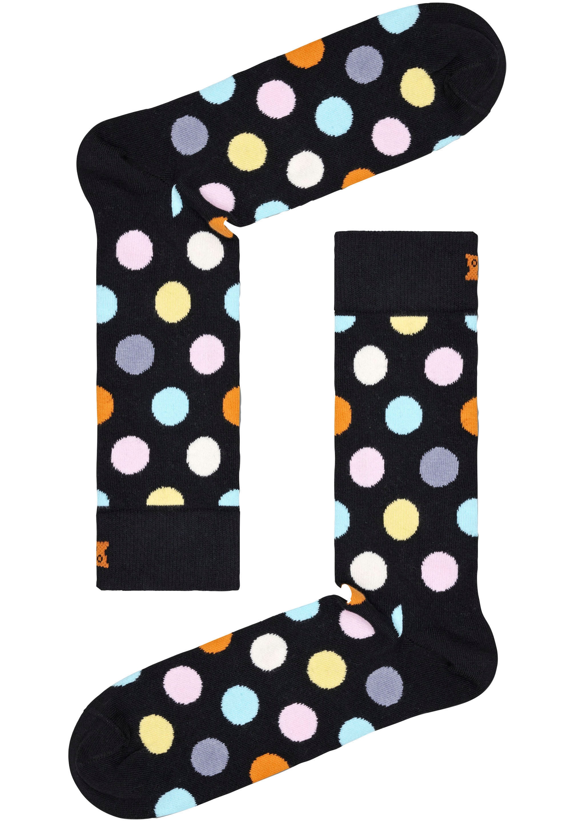 Happy Socks Socken »2-Pack Classic Big Dot Socks«, (Packung, 2 Paar),  Allover mit Punkten bei ♕