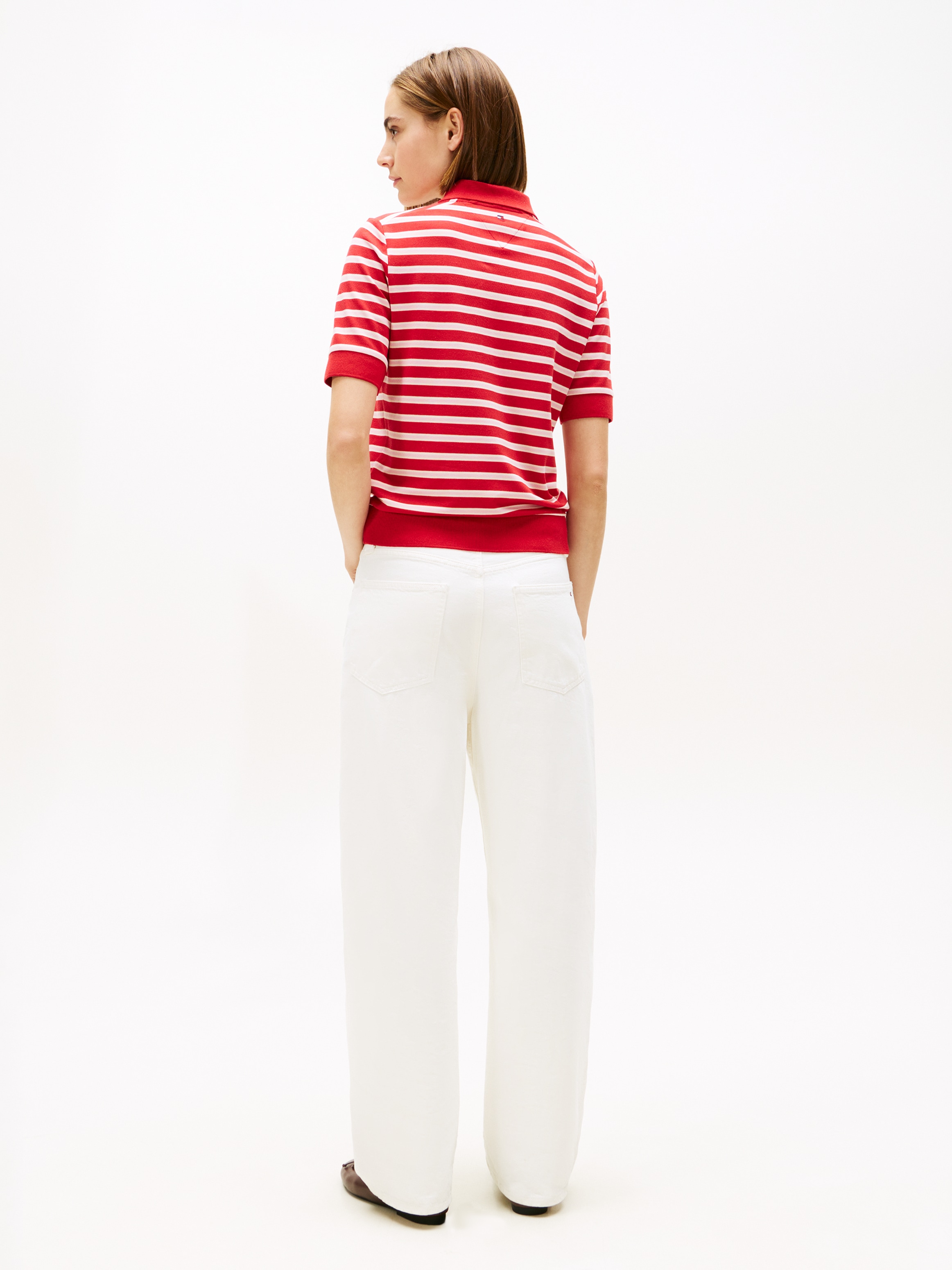 Tommy Hilfiger Poloshirt »TH SCRIPT LYOCELL ZIP SS POLO«