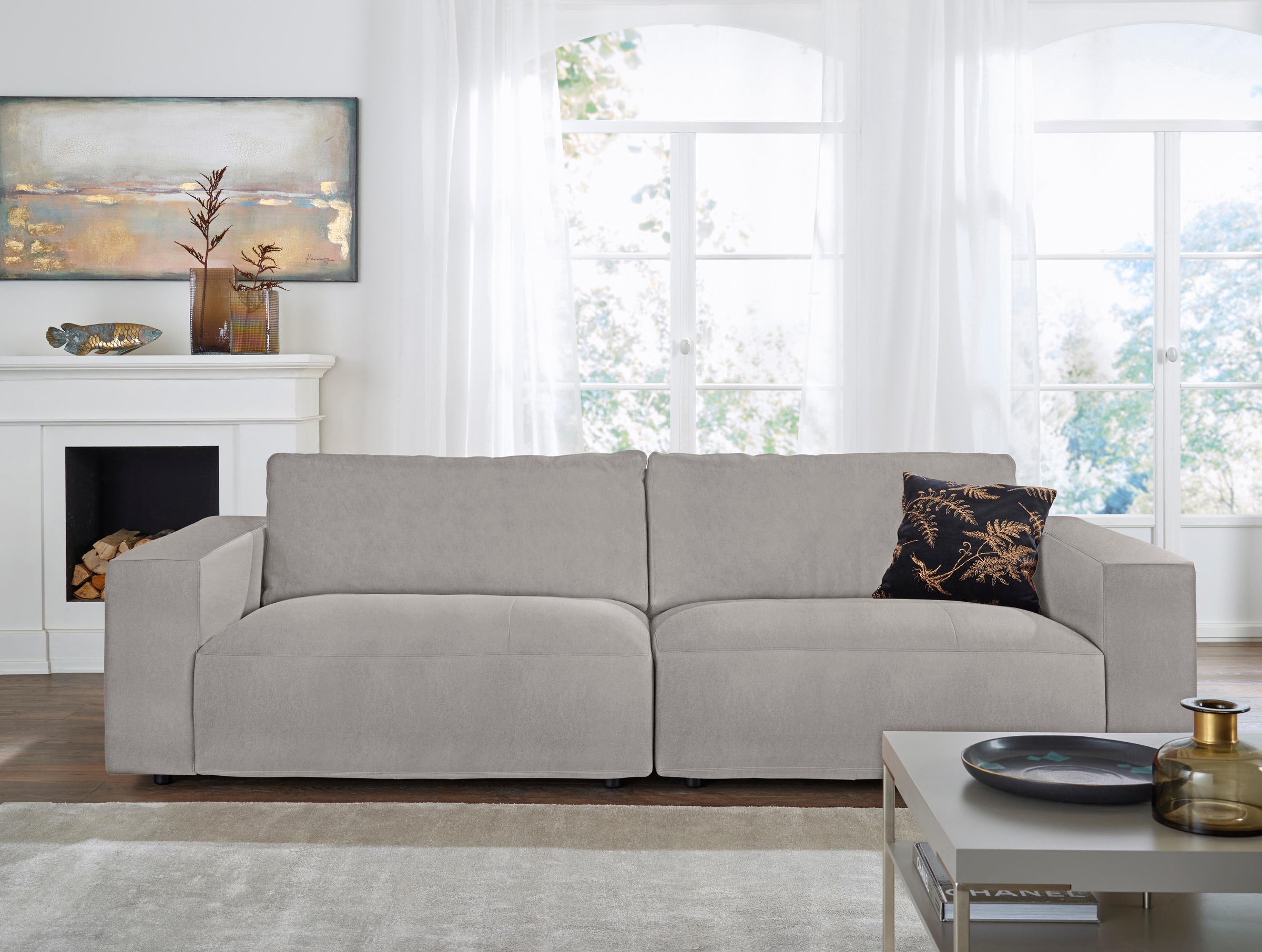 Musterring Big-Sofa »LUCIA«, in vielen Qualitäten und 4 unterschiedlichen Nähten, 3-Sitzer