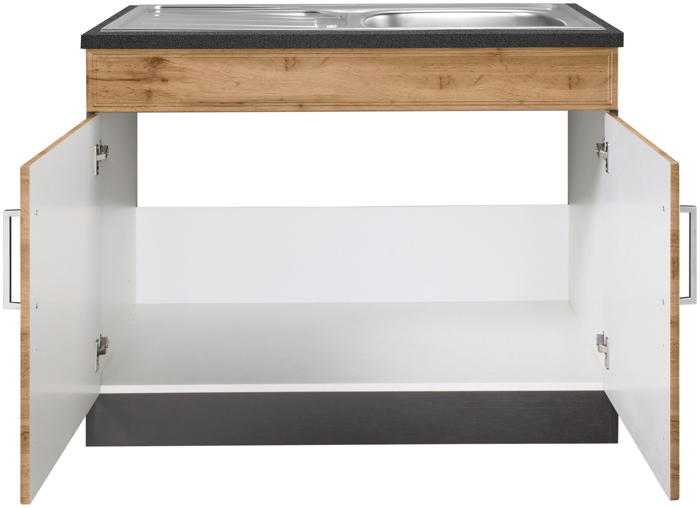 KOCHSTATION Spülenschrank »KS-Stockholm«, hochwertige MDF-Fronten