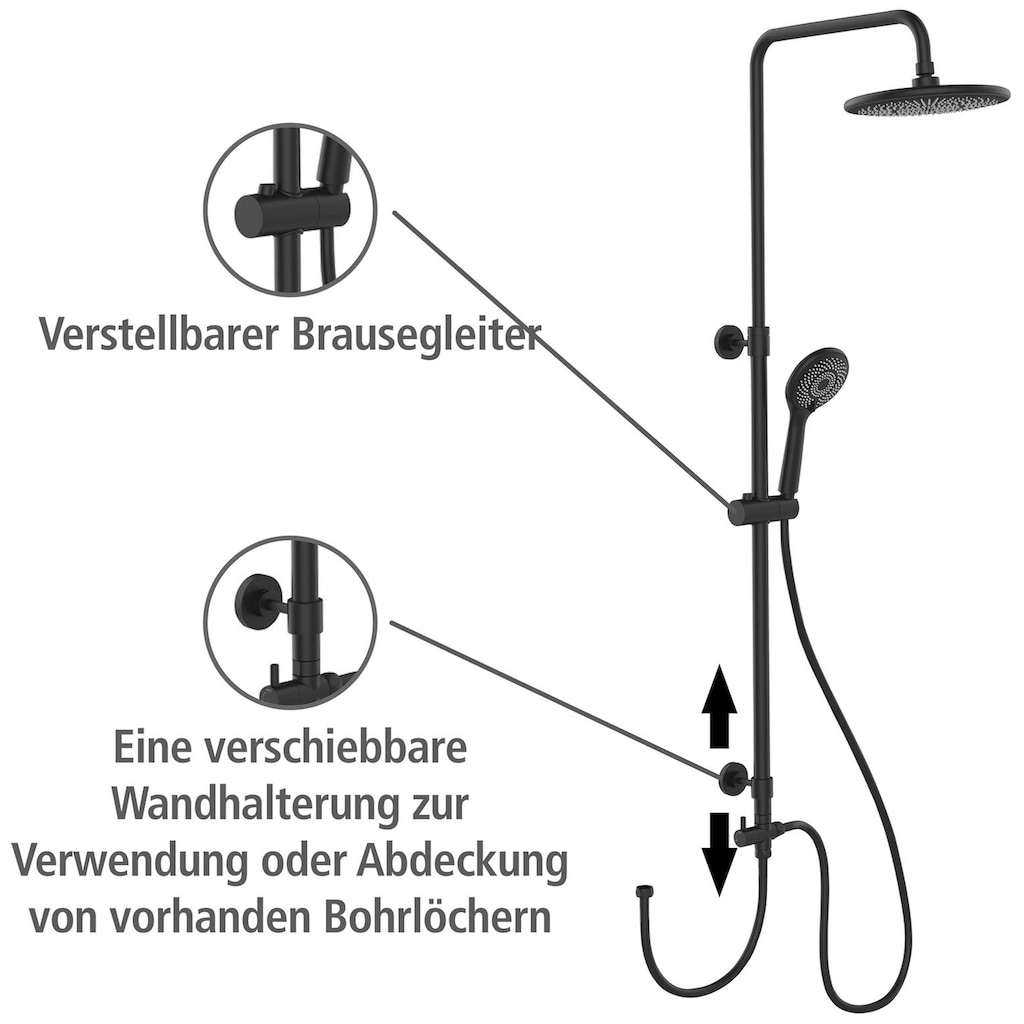 WENKO Duschsystem »Watersaving«