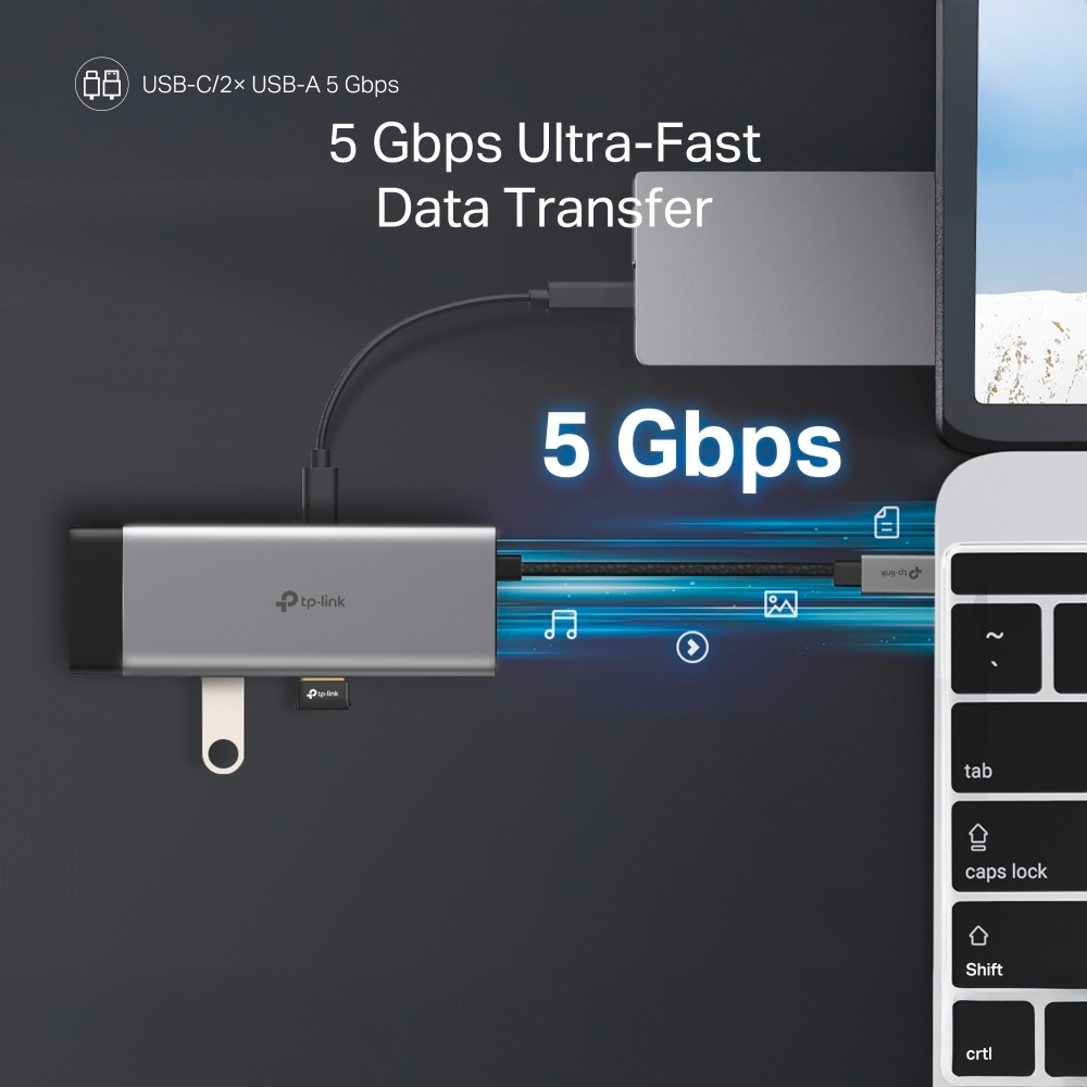 TP-Link Laptop-Dockingstation »UH7020C USB Type-C 7-in-1 Hub«