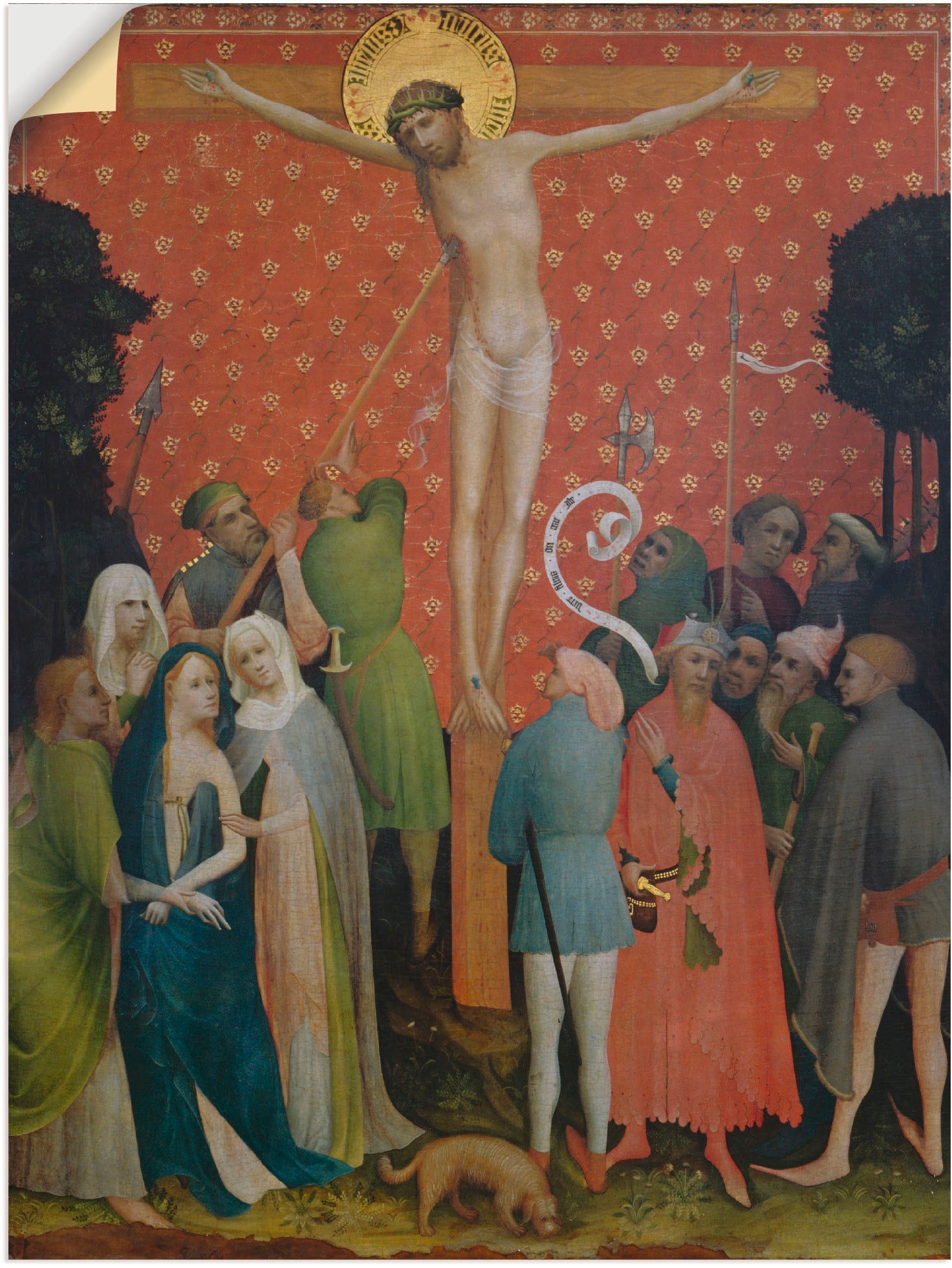 Artland Wandfolie »Goldene Tafel. Außenflügel I«, Religion, (1 St.), selbstklebend