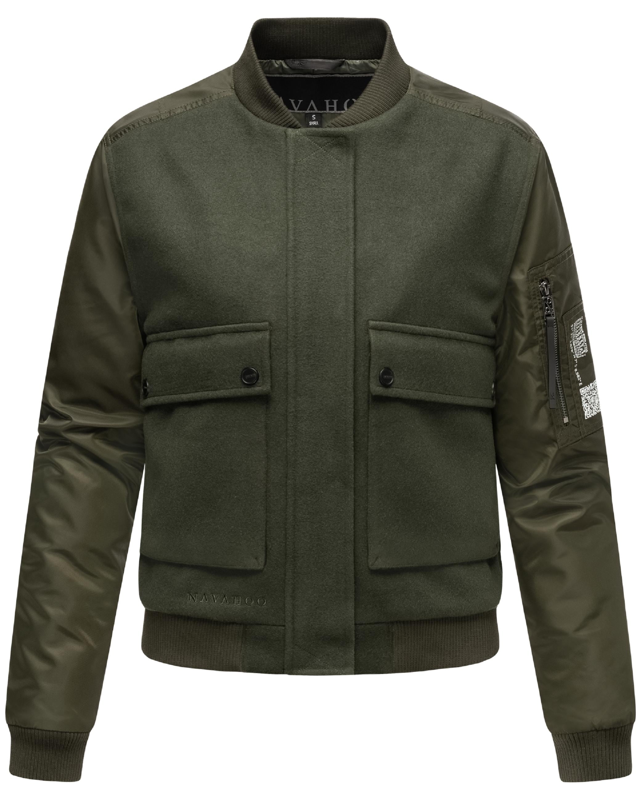 Bomberjacke »Bomberjacke Willstehaben 14«, ohne Kapuze, angesagte Collegejacke mit...