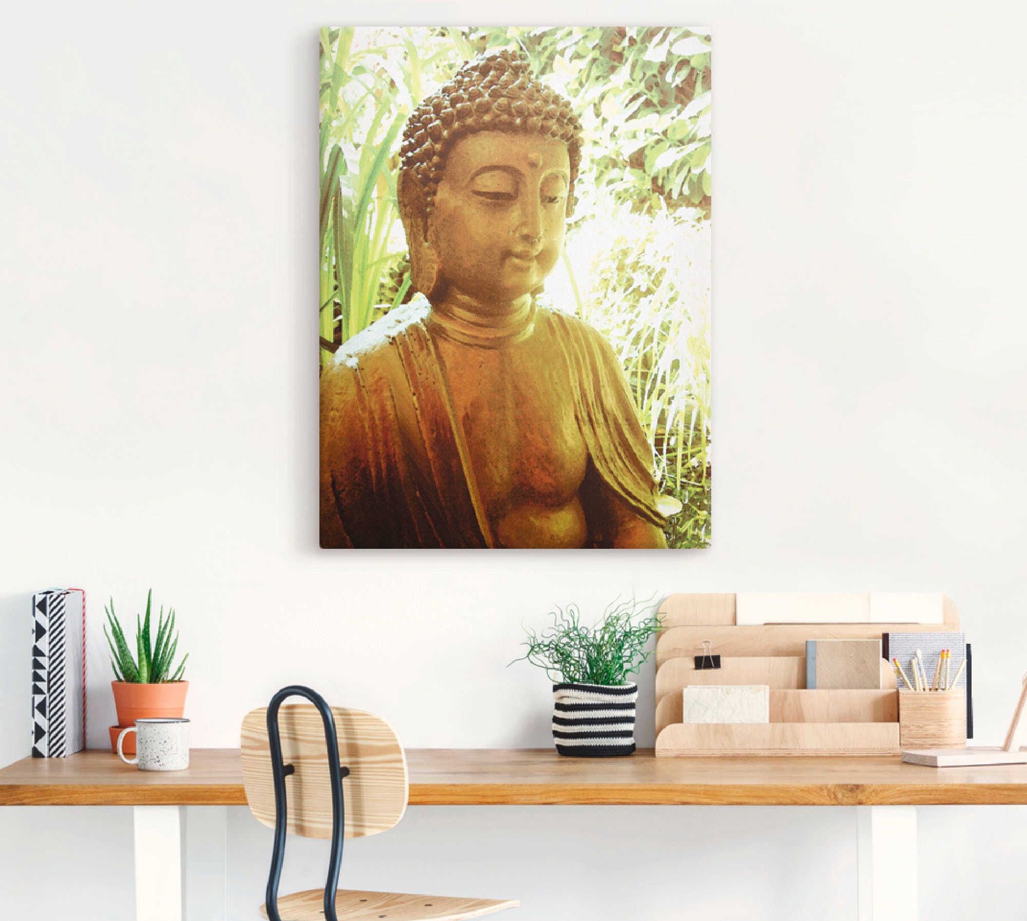 oder Poster Größen Artland St.), versch. kaufen Wandbild als (1 von Buddha«, in Raten Seele auf Religion, Leinwandbild, Wandaufkleber »Die