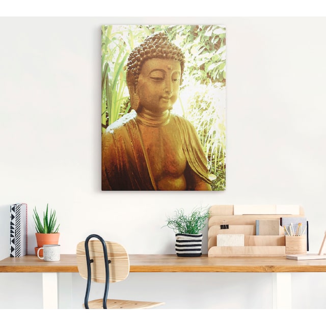 Artland Wandbild »Die Seele von Buddha«, Religion, (1 St.), als  Leinwandbild, Wandaufkleber oder Poster in versch. Größen auf Raten kaufen