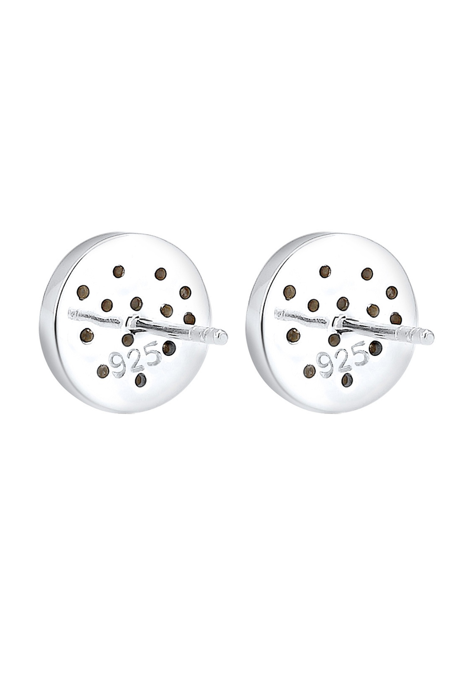 Elli Paar Ohrstecker »Ohrringe Kreis Kristalle Funkelnd 925 Silber«