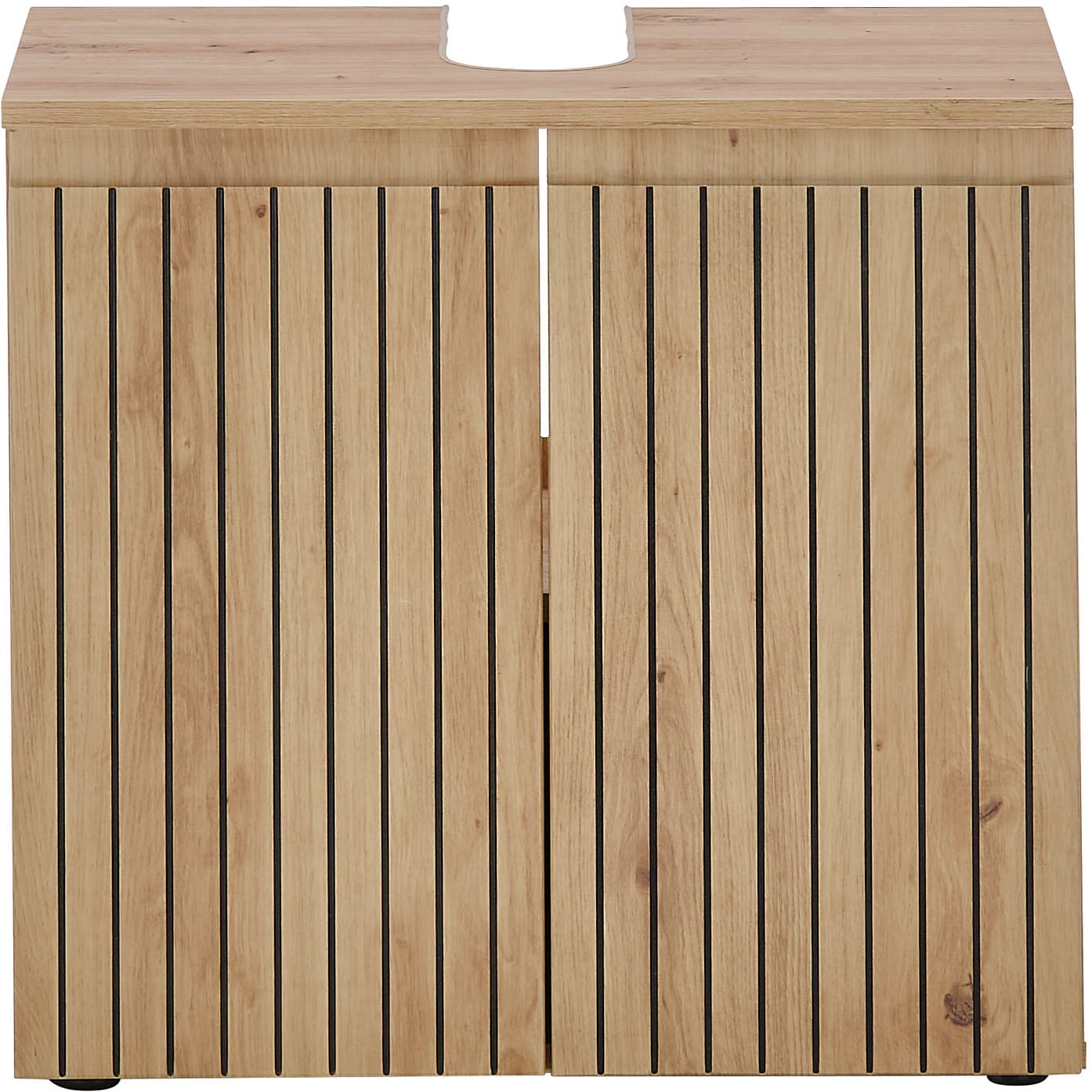 BASIC by Balculina Waschbeckenunterschrank »Austin«, (1 St.), Breite 60 cm, Türanschlag L/R wechselbar