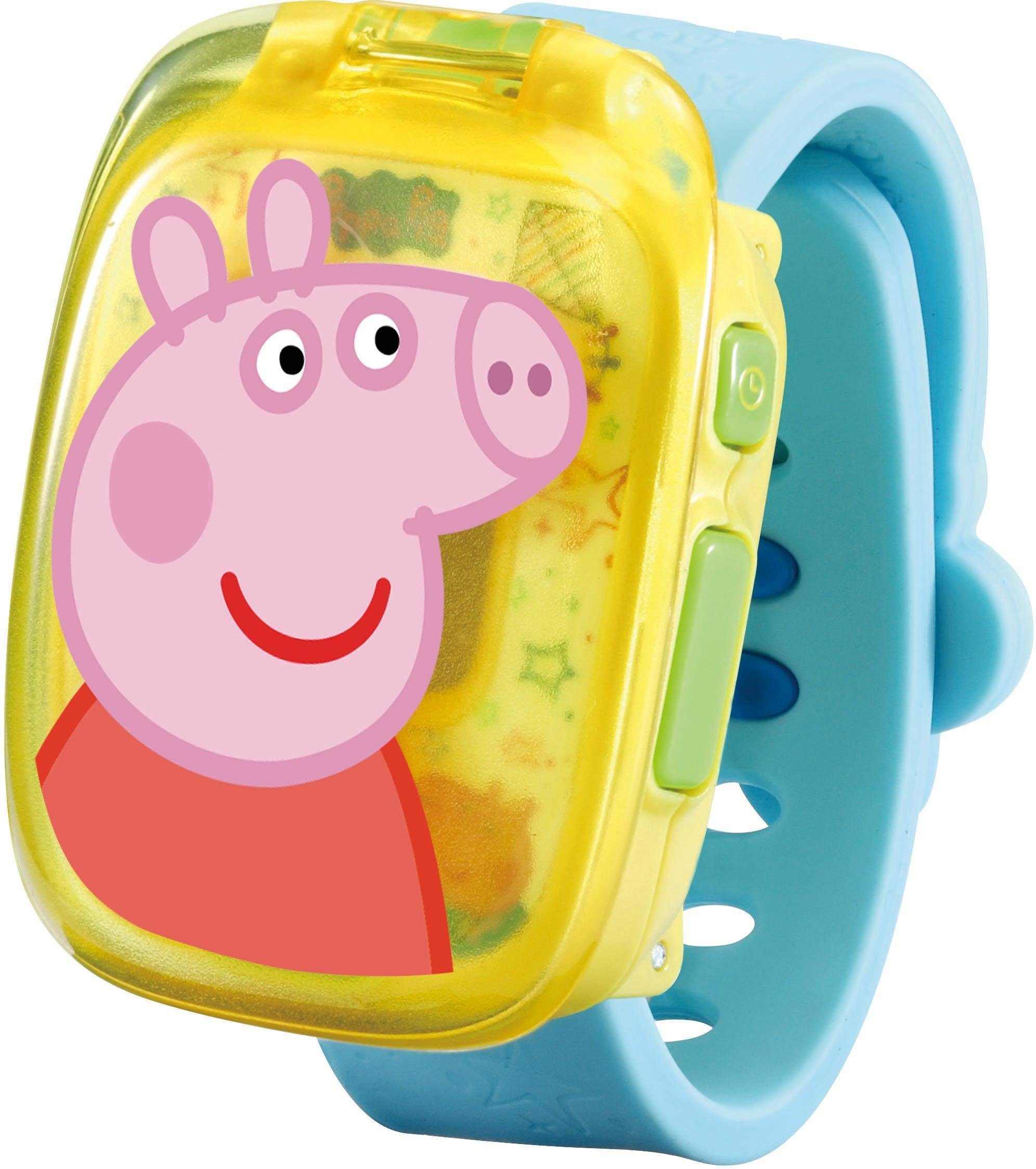 Lernspielzeug »Peppa Pig, Peppas Lernuhr blau«