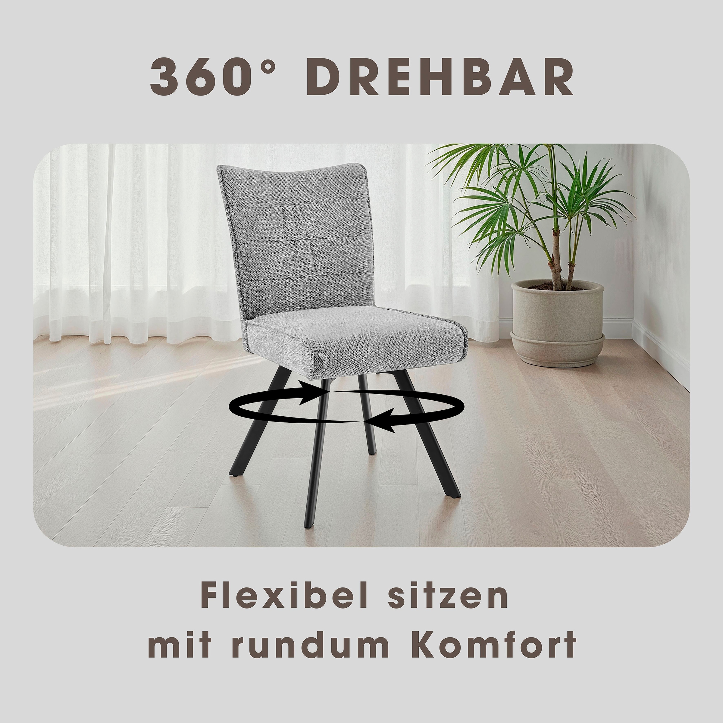 OTTO home Esszimmerstuhl »Garry« (Set) 2 Stk.