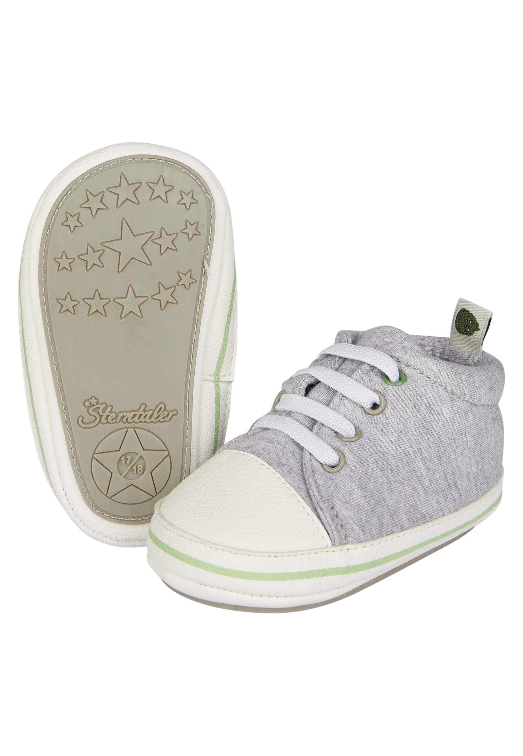 Sterntaler® Krabbelschuh »Baby Schuhe Rexi grau«