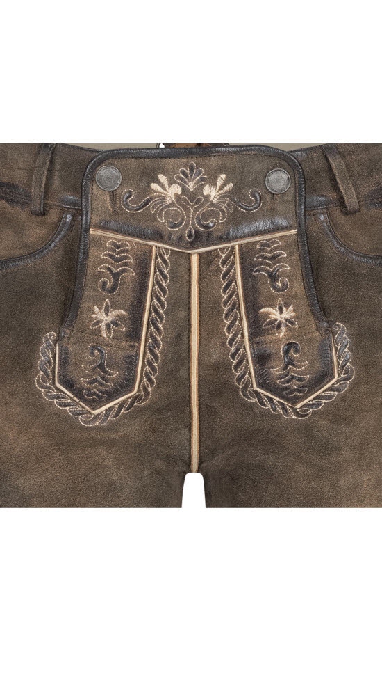 Nübler Trachtenlederhose »Lederhose kurz Viona«
