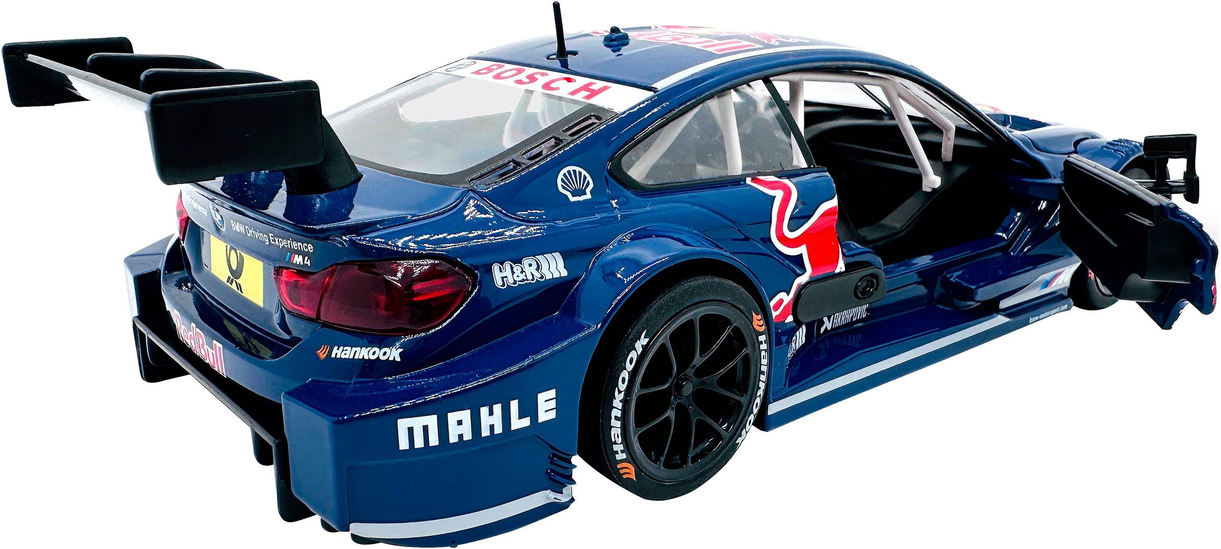 Jamara Spielzeug-Auto »Diecast,  BMW M4 DTM blau inklusive Batterien« LED Licht; Maßstab 1:24